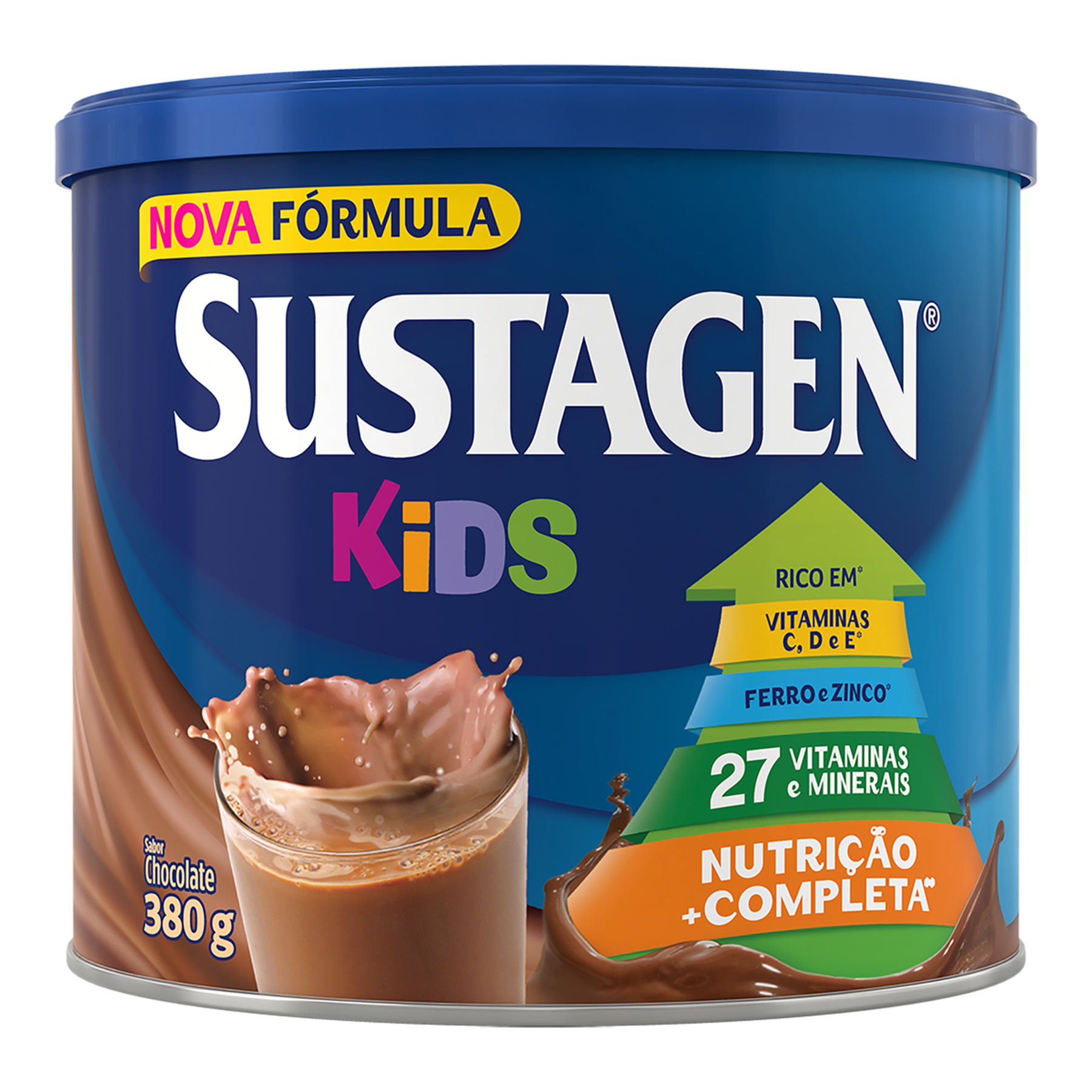 Complemento Alimentar Chocolate Sustagen Kids Lata 380g