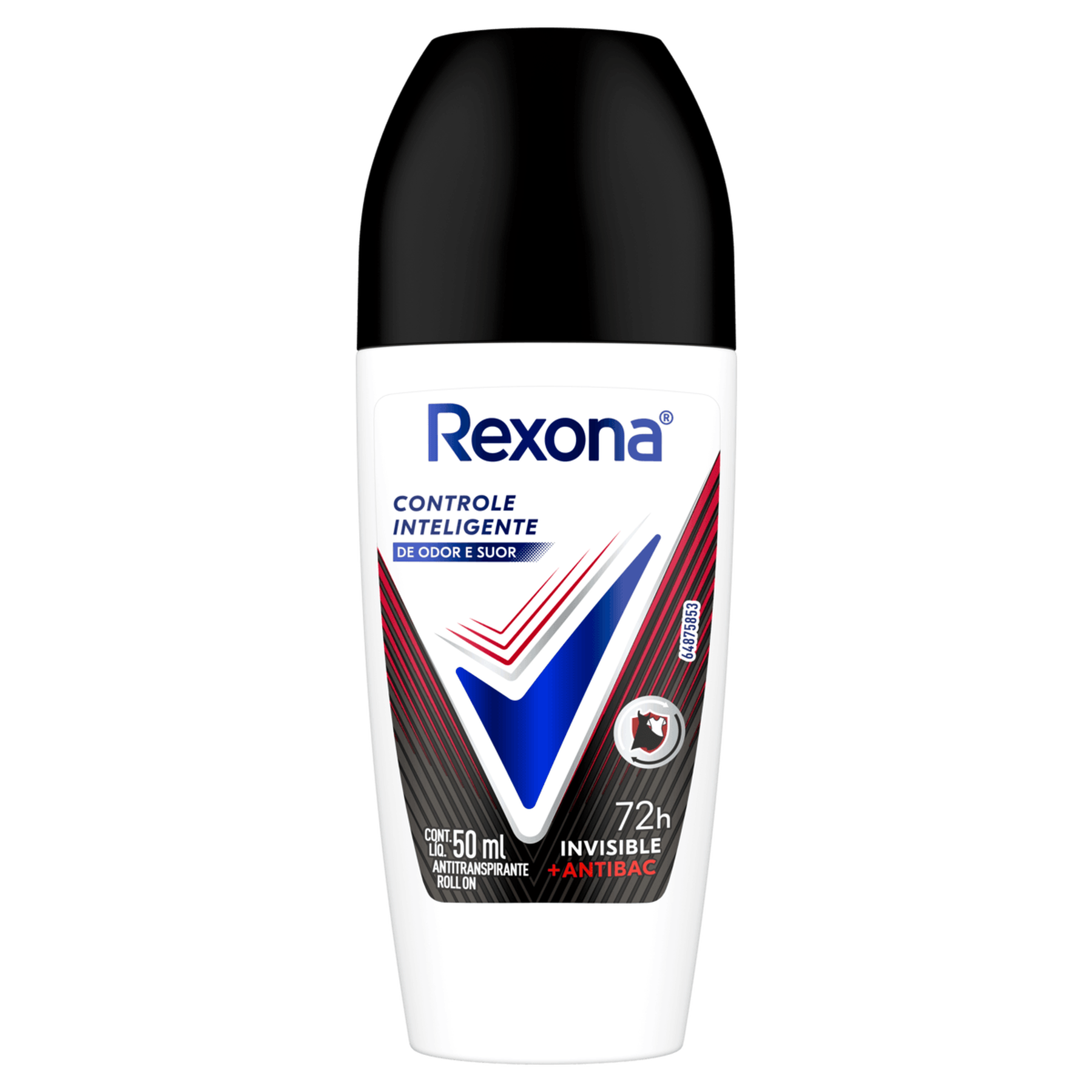 Desodorante Antitranspirante Roll-On Rexona Antibacterial + Invisible 50ml