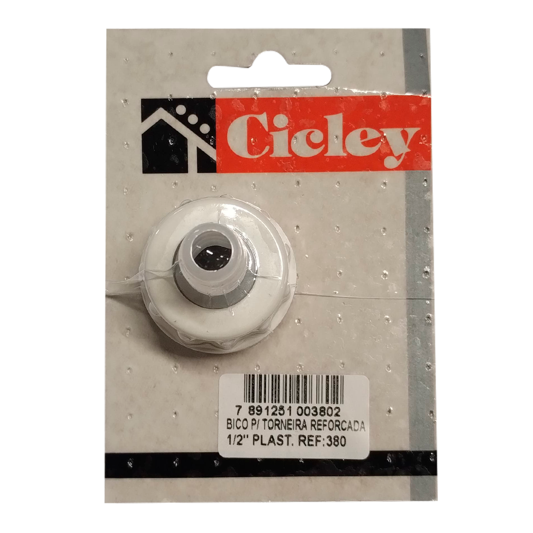 Bico para Torneira Refor&ccedil;ada 1/2" Pl&aacute;stico Cicley Ref.: 380