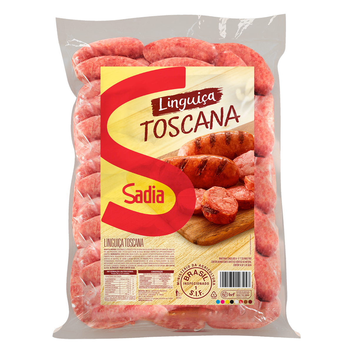 Lingui&ccedil;a Toscana Sadia aprox. 483g