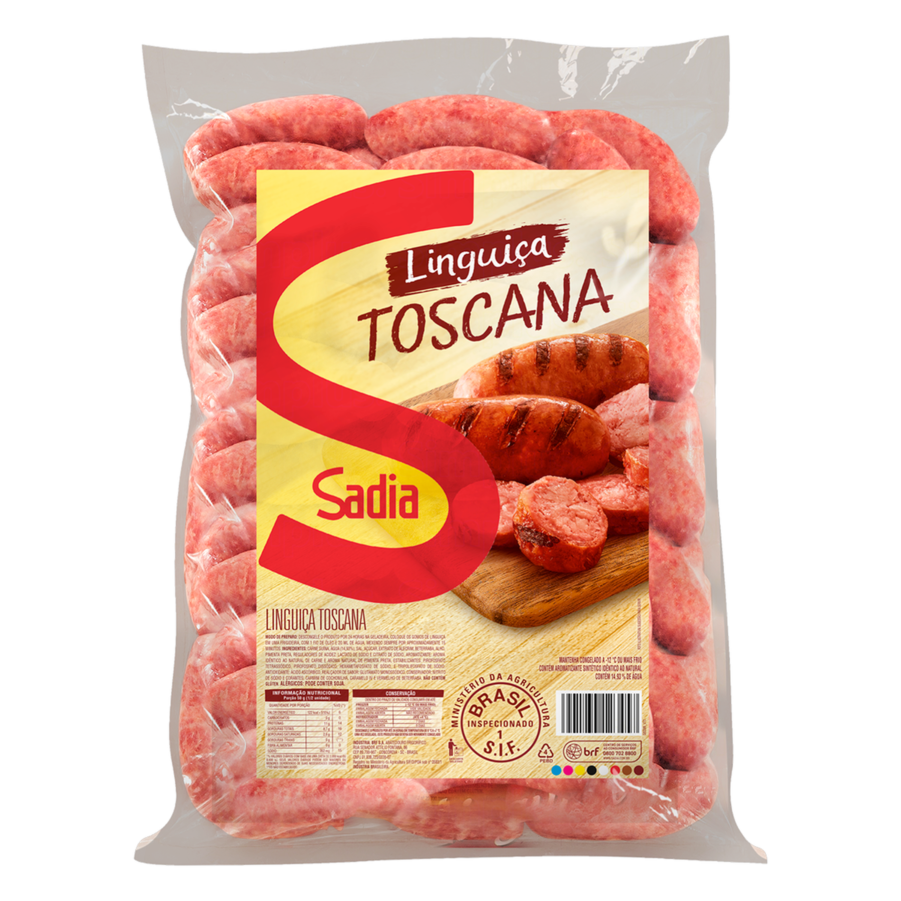 Lingui&ccedil;a Toscana Sadia aprox. 483g
