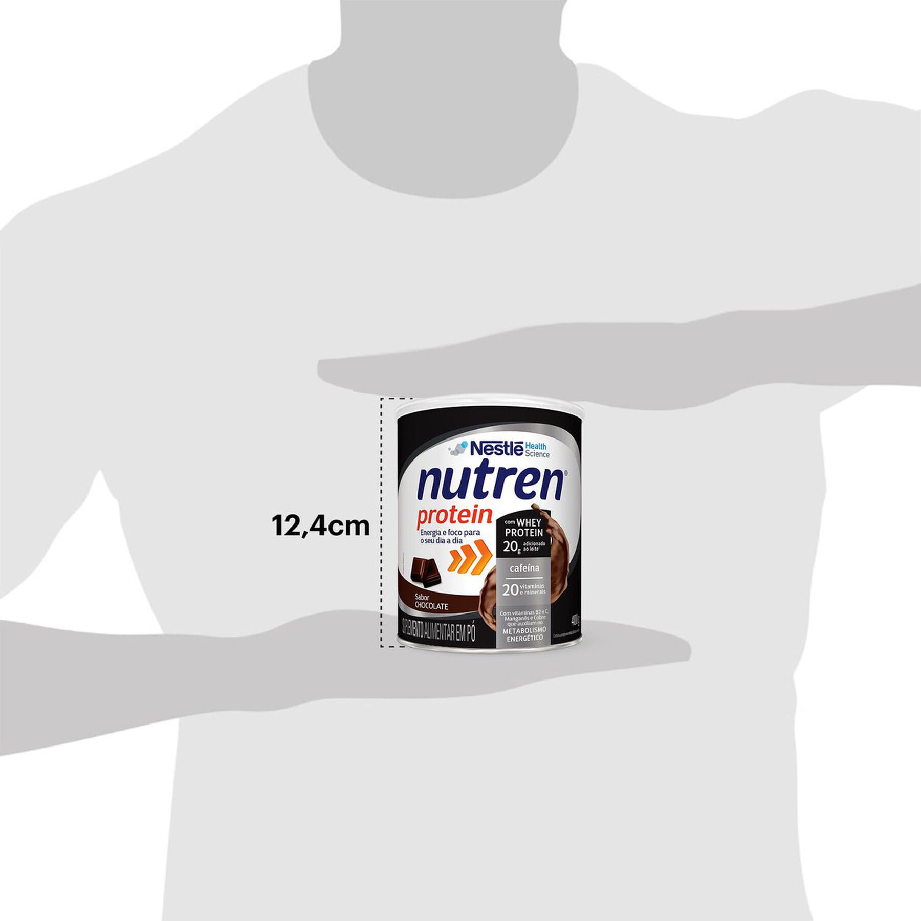 Suplemento Alimentar Nutren Protein Chocolate 400g