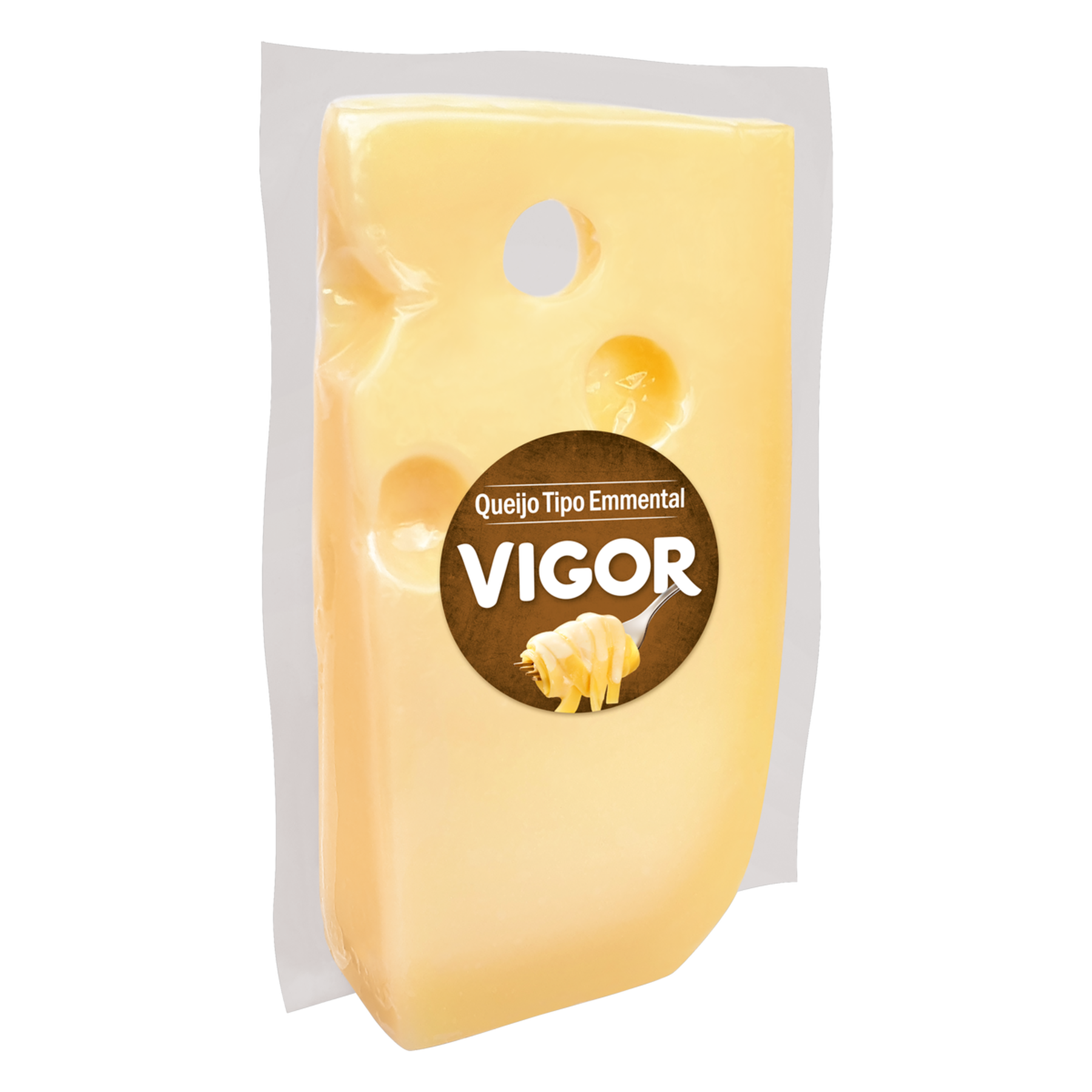 Queijo Emmental Vigor Pe&ccedil;a 145g