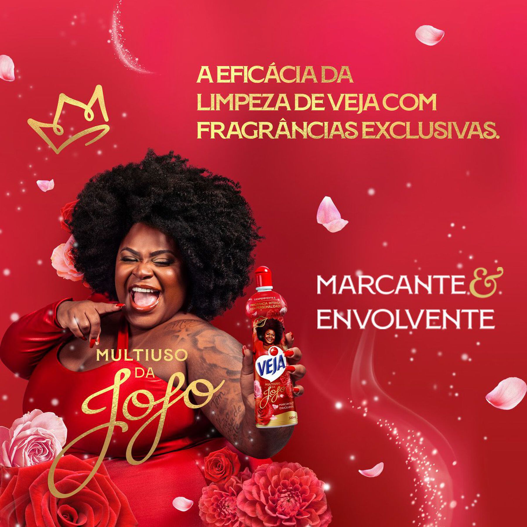 Limpador Multiuso Marcante e Envolvente Jojo Veja Squeeze 500ml