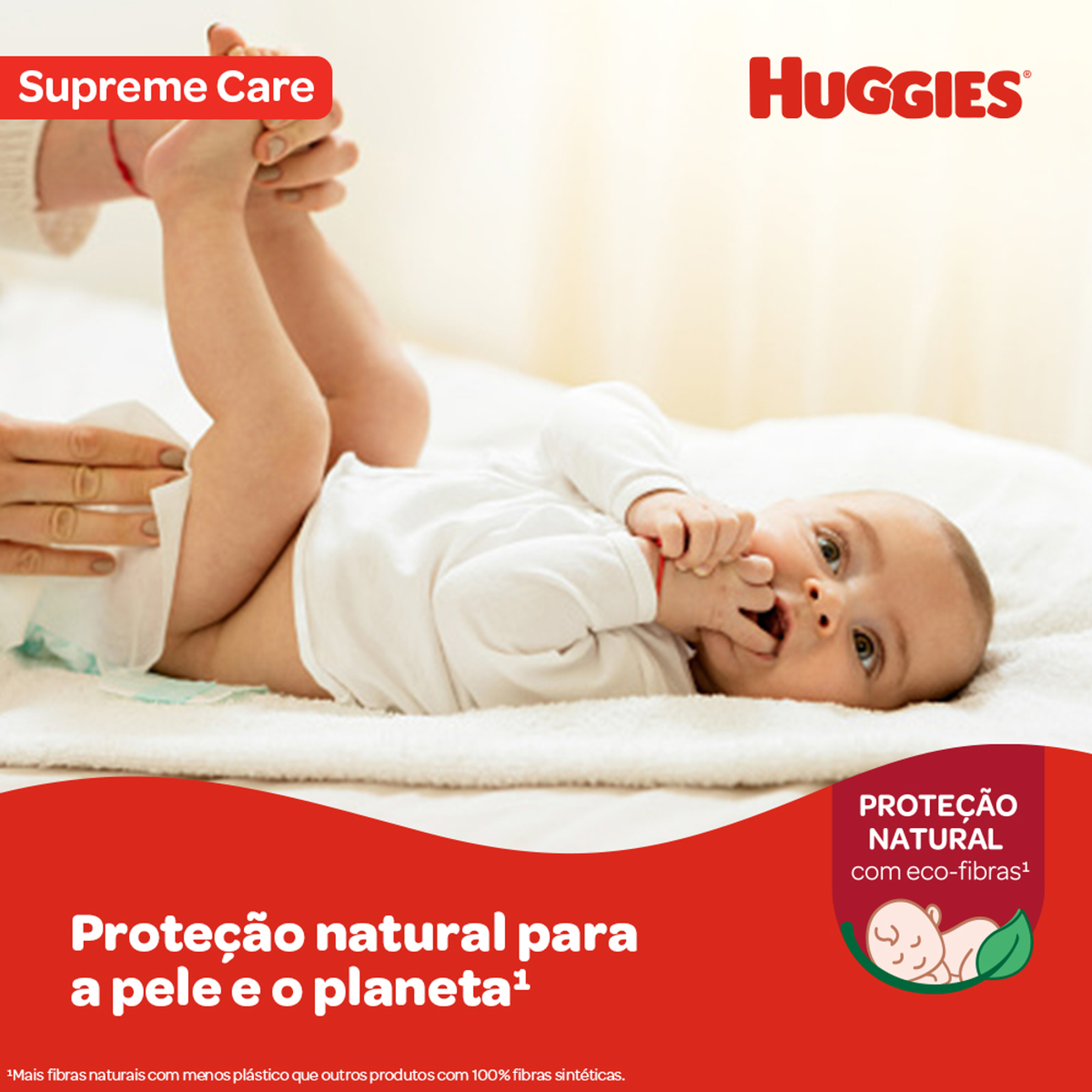 Toalha Umedecida Supreme Care Huggies Pacote C/48 Unidades