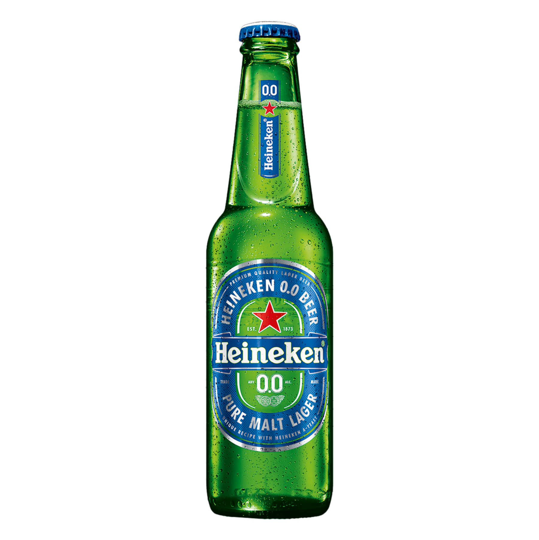 Cerveja Lager Premium Puro Malte Zero &Aacute;lcool Heineken Garrafa 330ml&nbsp;