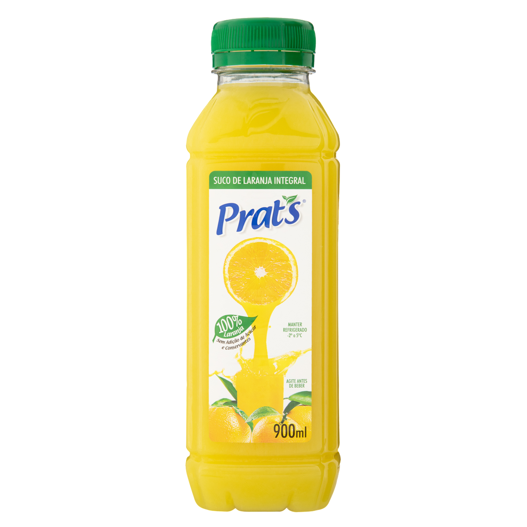 Suco Integral Laranja Prats Garrafa 900ml