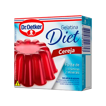 Gelatina Diet de Cereja Dr. Oetker 12g