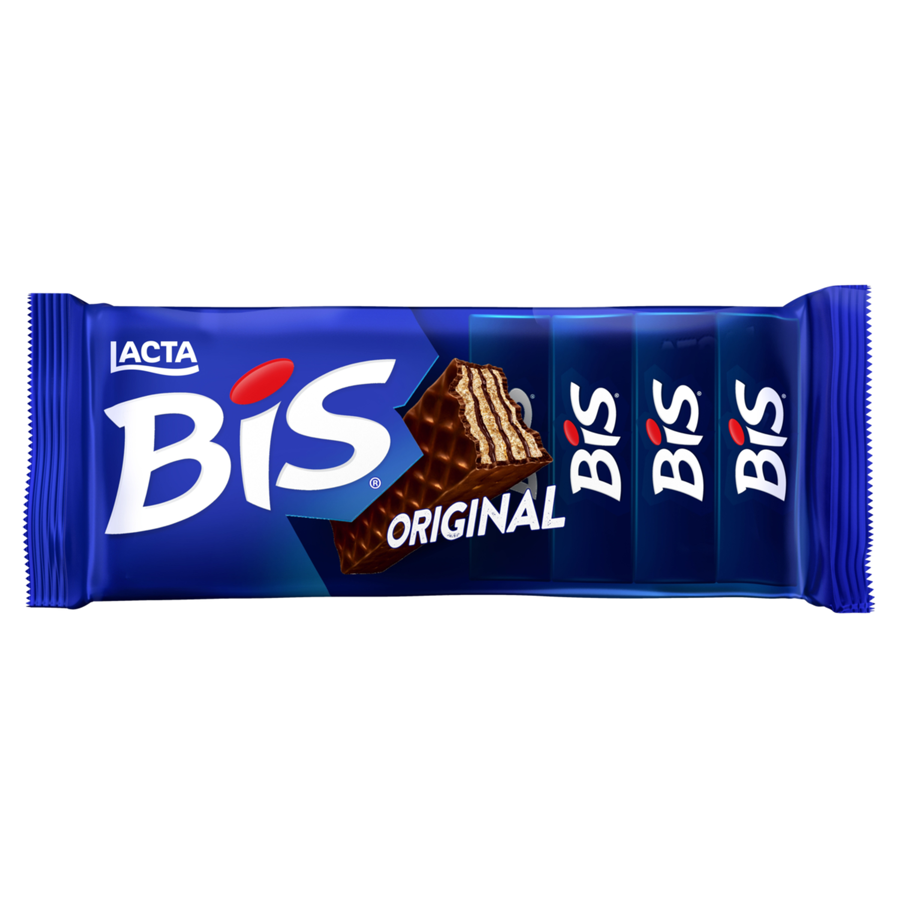 Wafer Cobertura Chocolate Lacta Bis Pacote 100,8g