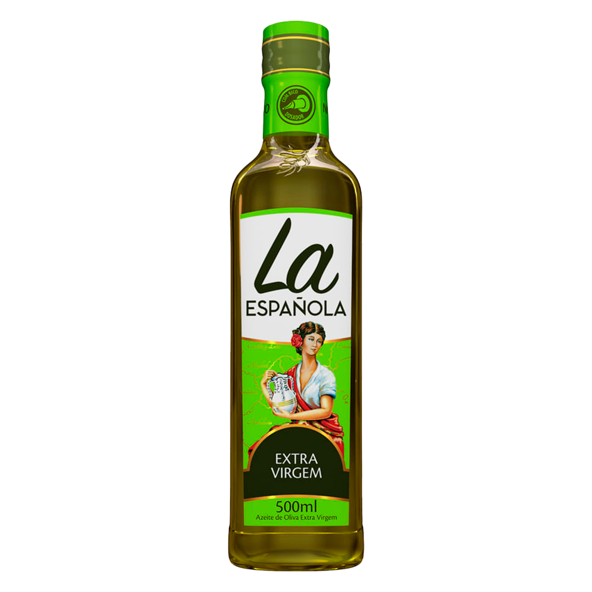 Azeite de Oliva Extra Virgem Espanhol La Espa&ntilde;ola Vidro 500ml