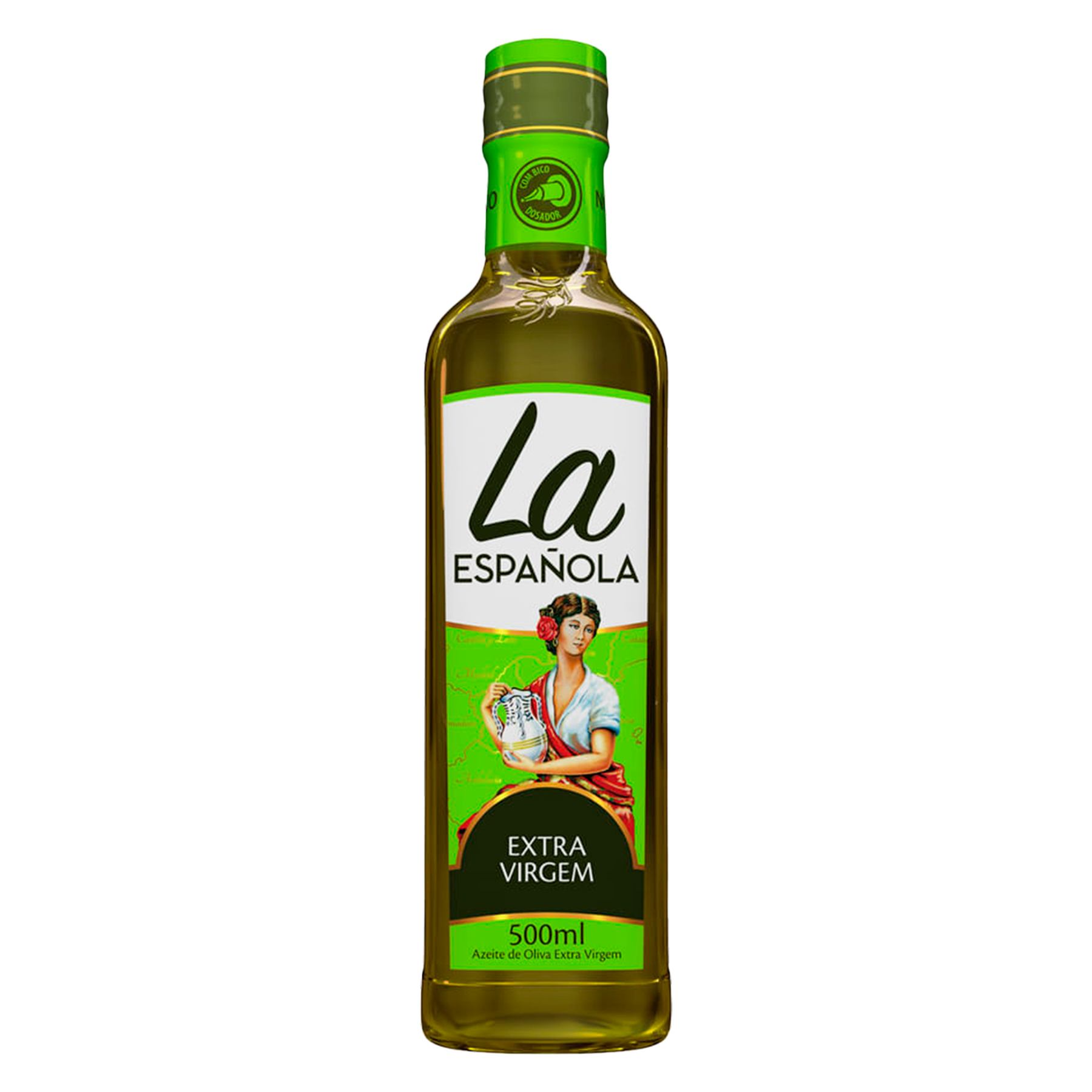 Azeite de Oliva Extra Virgem Espanhol La Espa&ntilde;ola Vidro 500ml