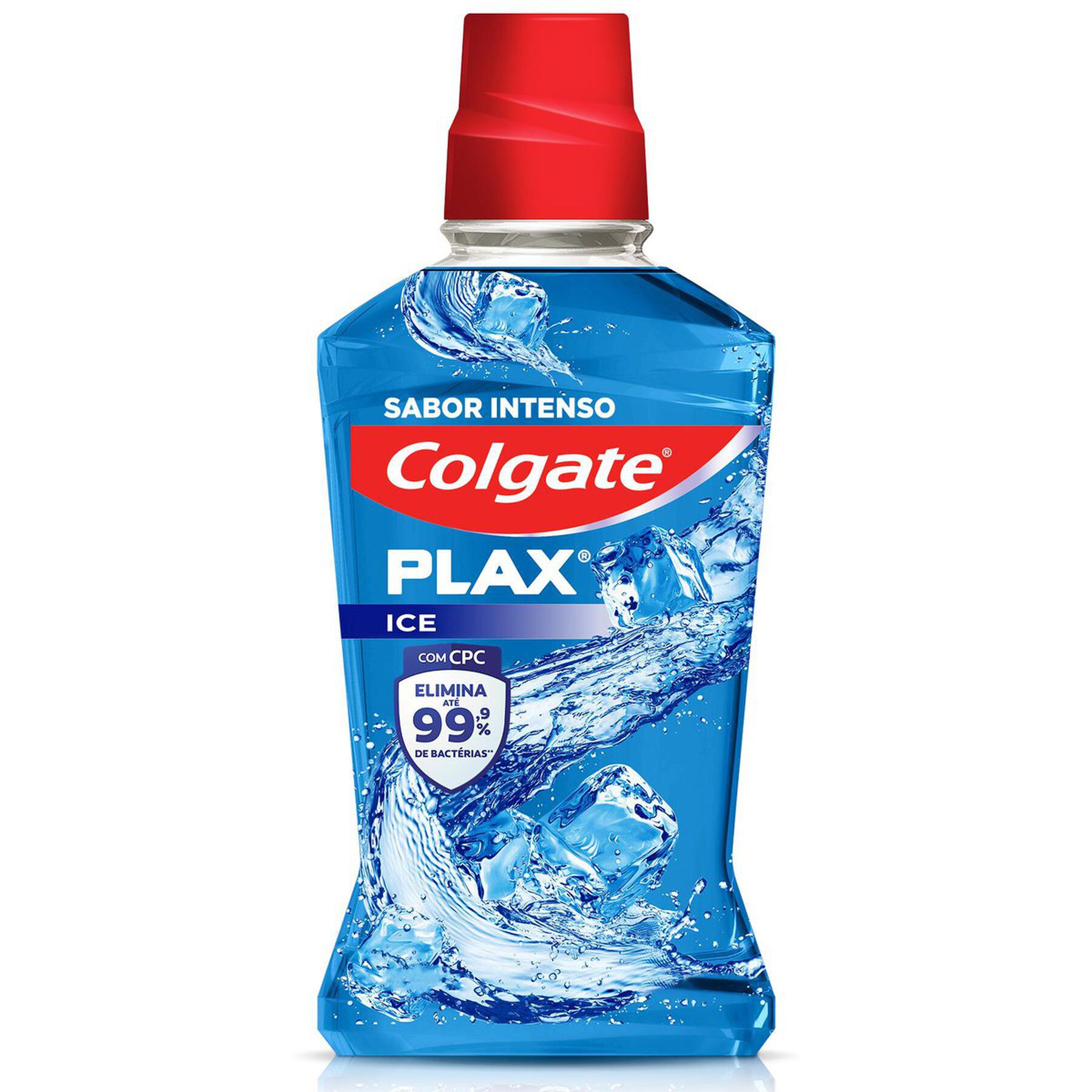 Enxaguante Bucal Zero Álcool Ice Colgate Plax Frasco Leve 500ml Pague 350ml