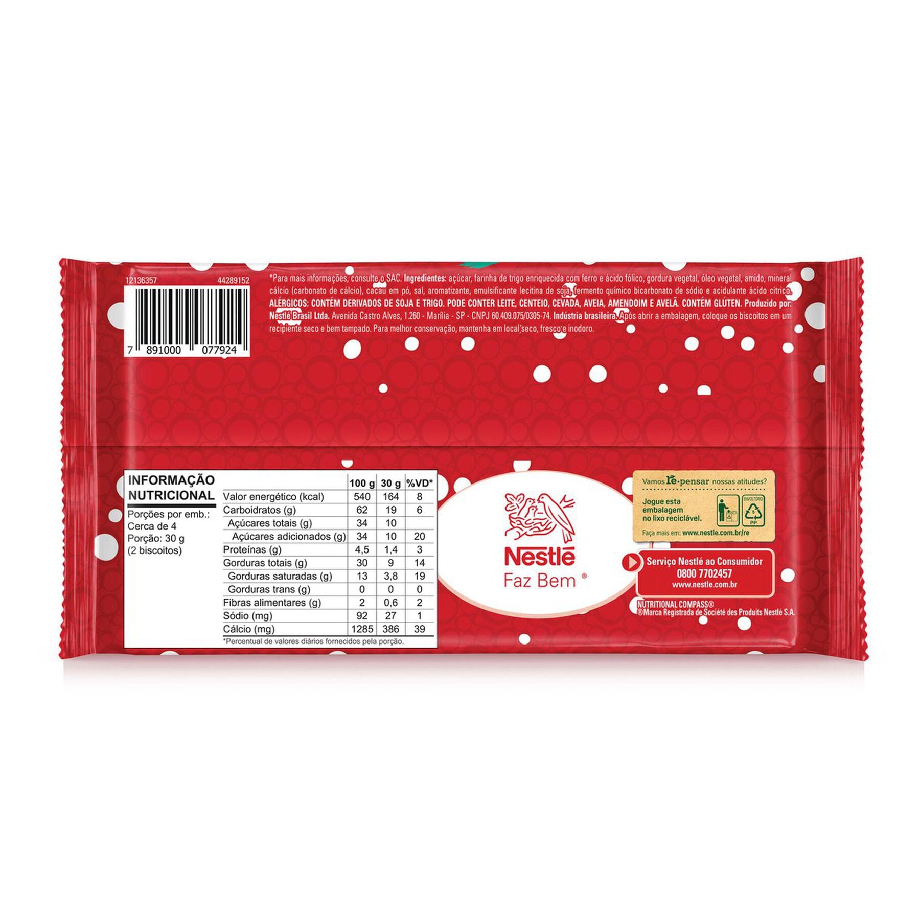 Biscoito Wafer Prest&iacute;gio Nestl&eacute; 110g&nbsp;