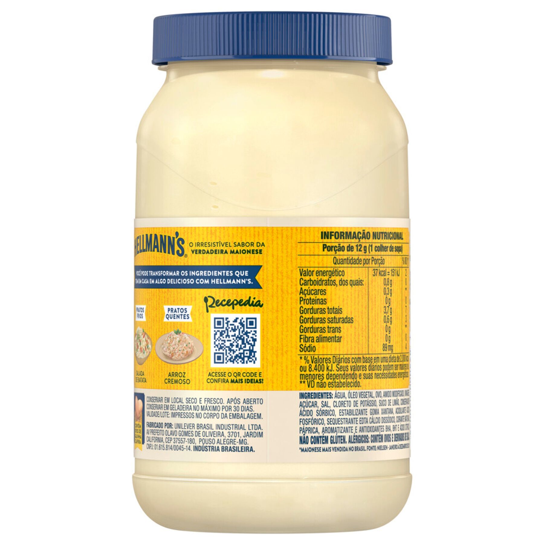 Maionese Hellmann's Tradicional 500g