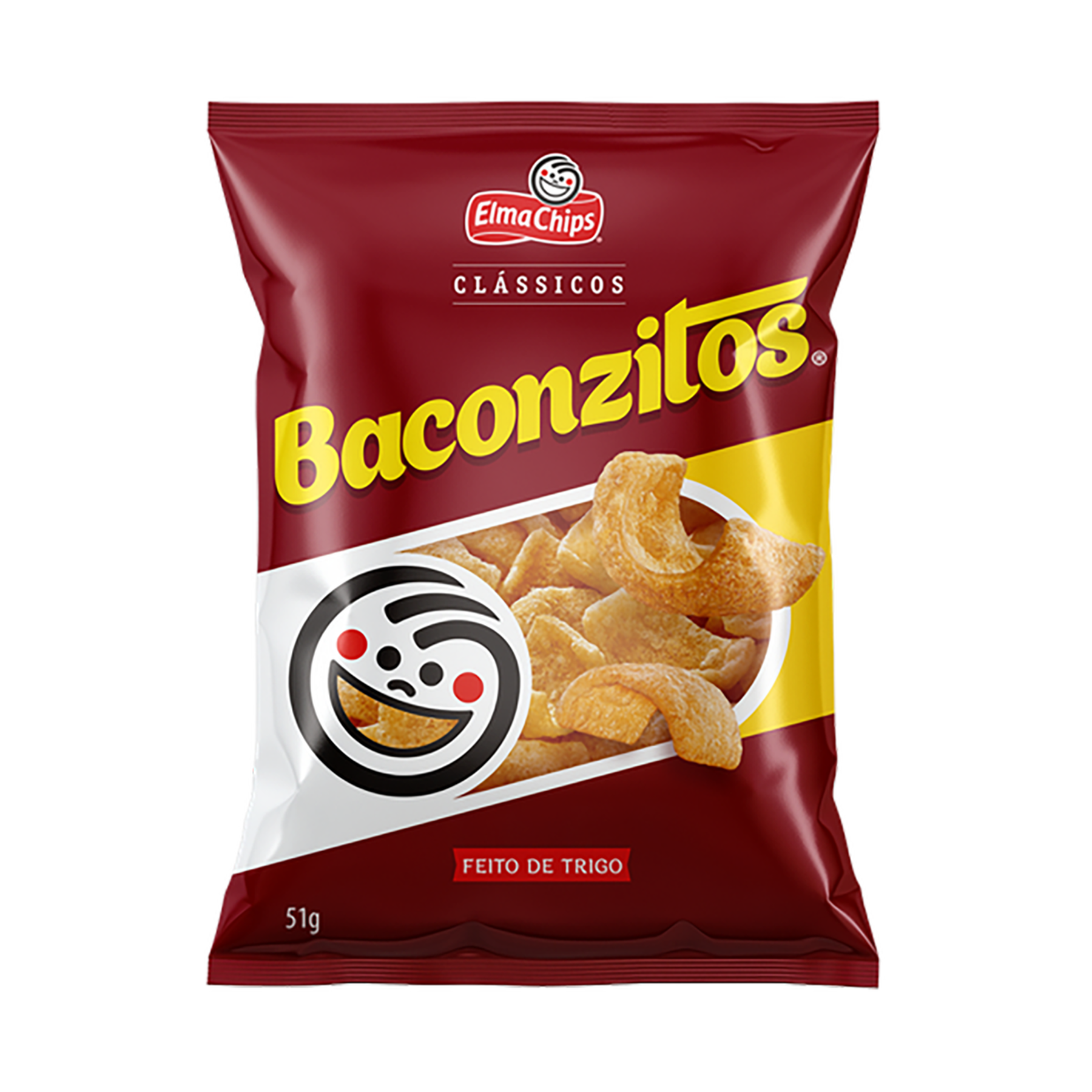 Salgadinho de Trigo Baconzitos Elma Chips Pacote 55g