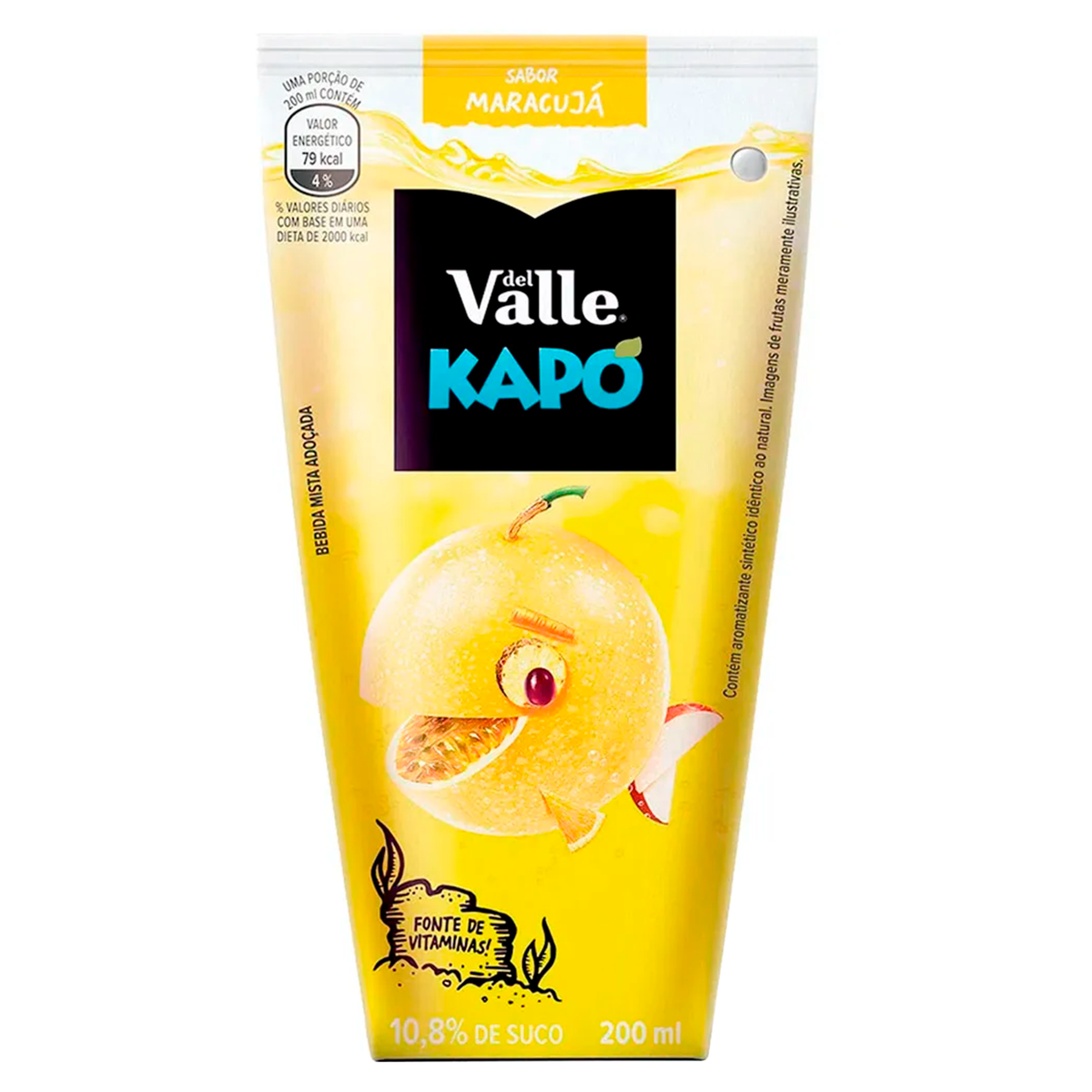 Bebida Adoçada Maracujá Del Valle Kapo Caixa 200ml