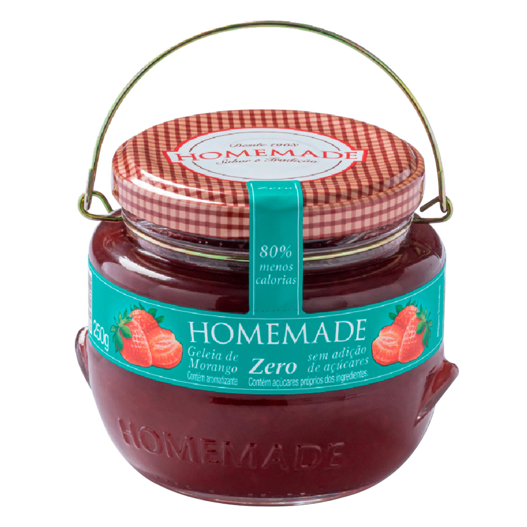 Geleia de Morango Zero Homemade Vidro 250g