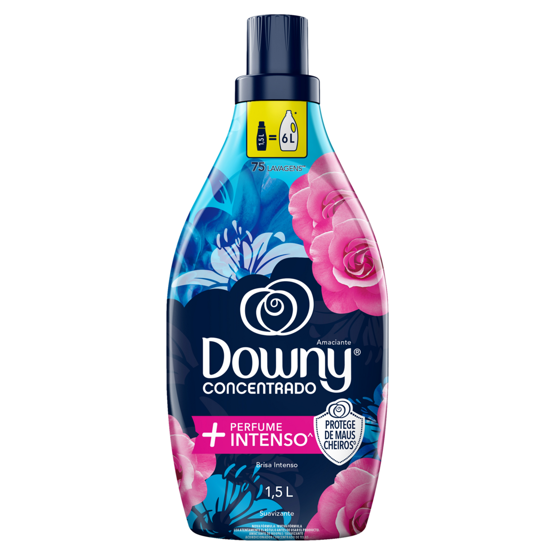 Amaciante de Roupa Concentrado Brisa Intenso Downy Frasco 1,5l
