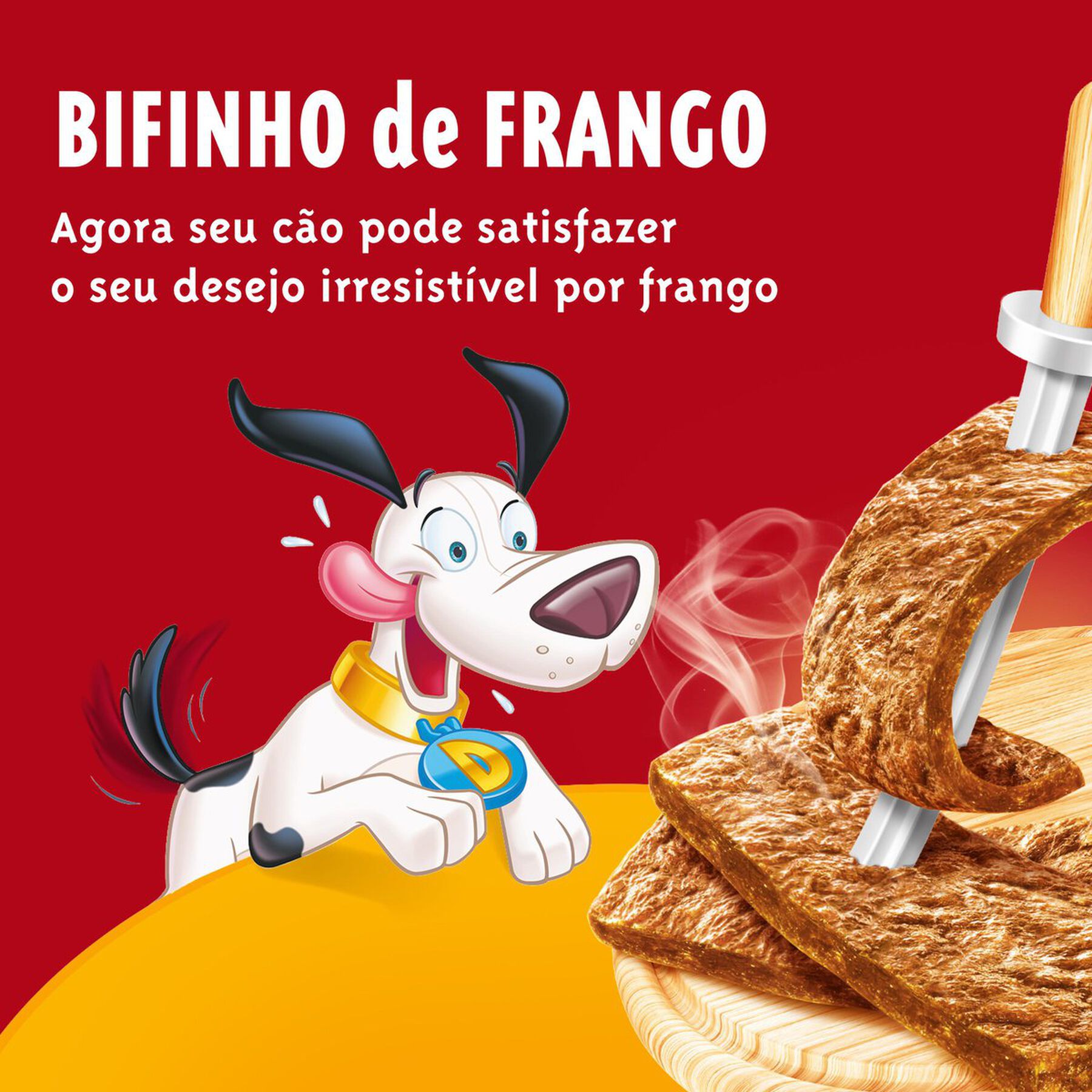 Petisco para Cães Bifinho de Frango Purina Doguitos Pacote 65g