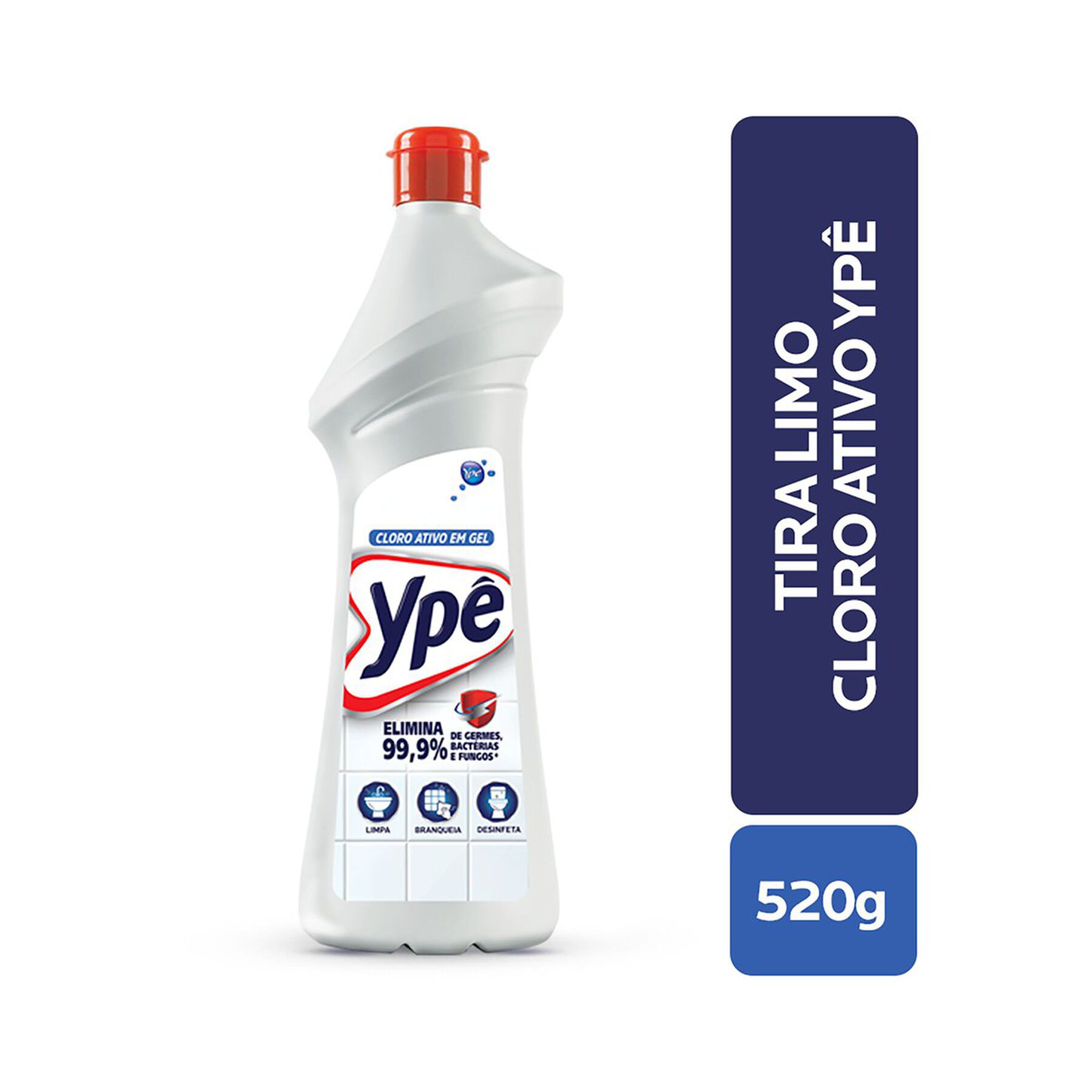 Limpador Ypê Banheiro Cloro Ativo 520g