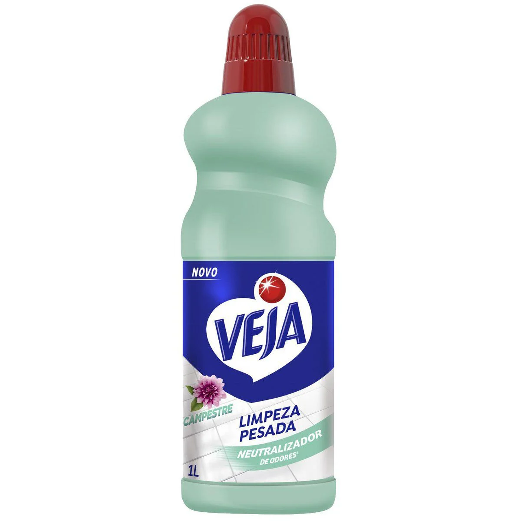 Limpador Limpeza Pesada Floral Campestre Veja Frasco 1l&nbsp;