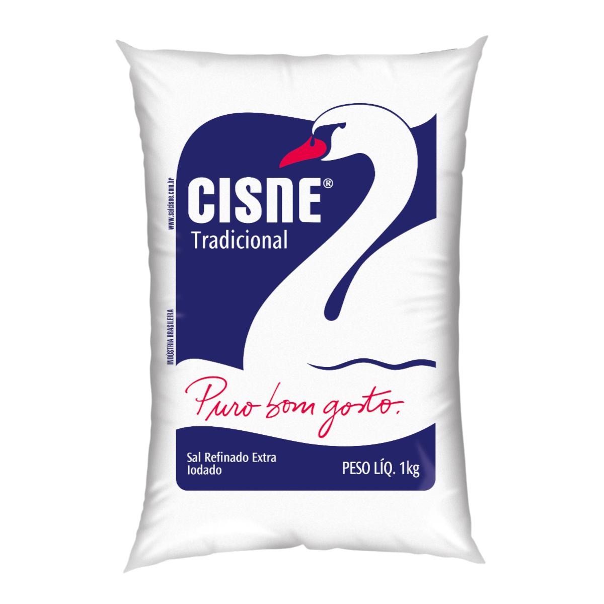 Sal Refinado Tradicional Cisne Pacote 1kg