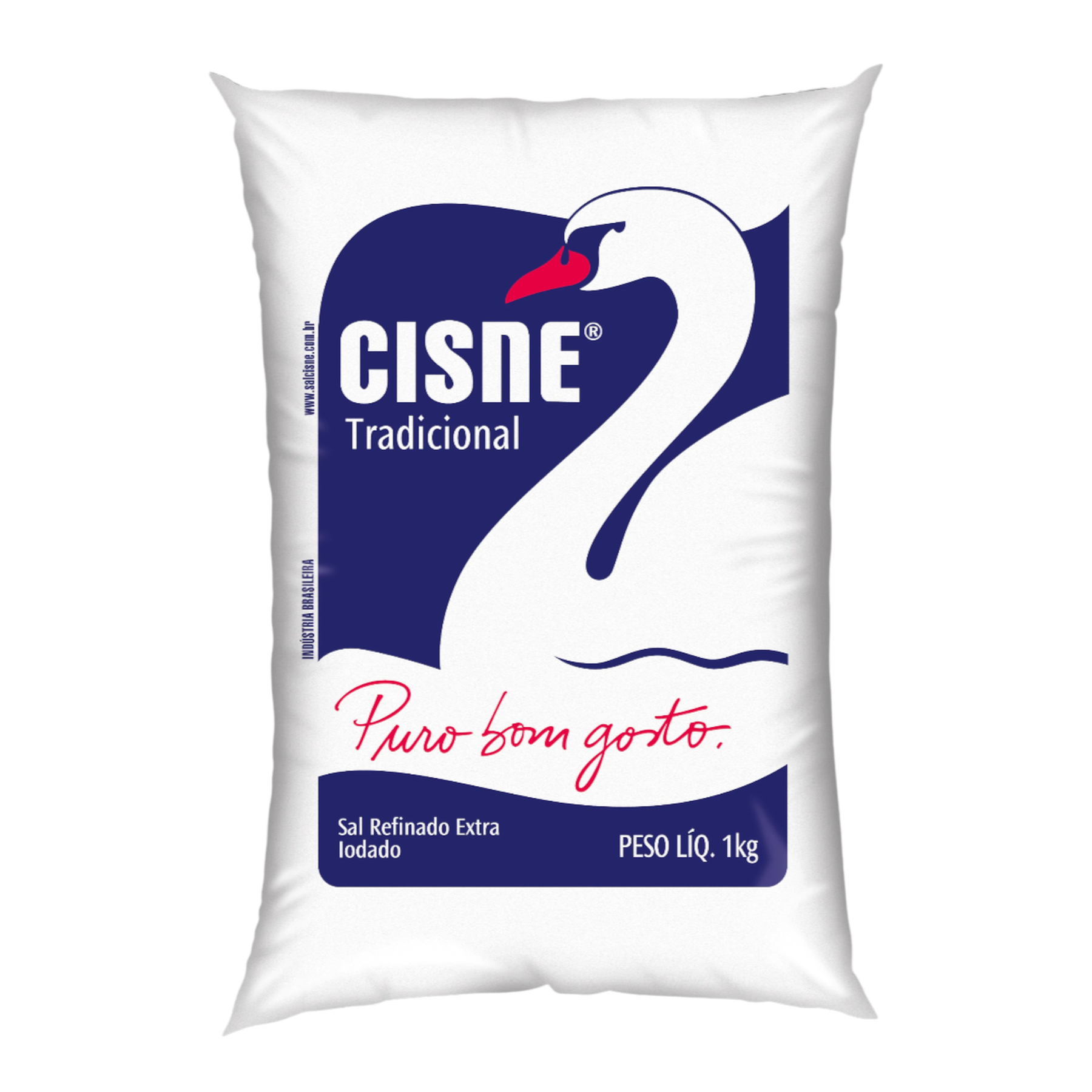 Sal Refinado Tradicional Cisne Pacote 1kg