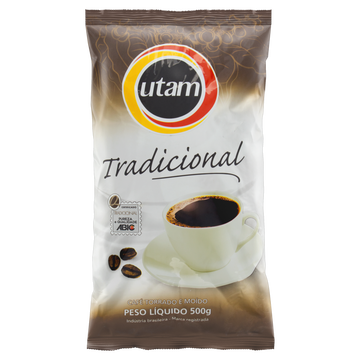 Café Torrado e Moído Tradicional Utam Pacote 500g