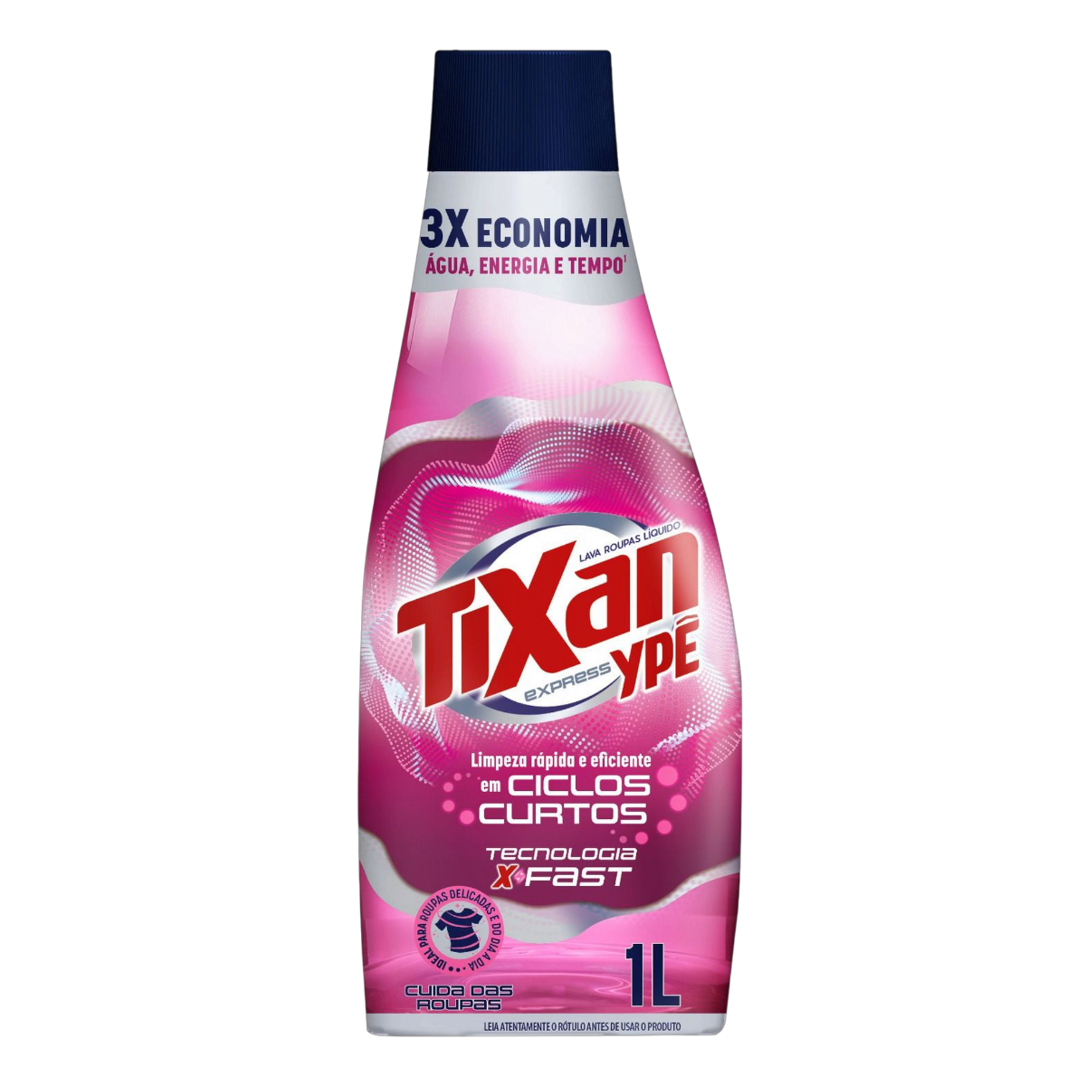 Sab&atilde;o L&iacute;quido Lava Roupas Ciclos Curtos Cuida das Roupas Tixan Yp&ecirc; 1l&nbsp;