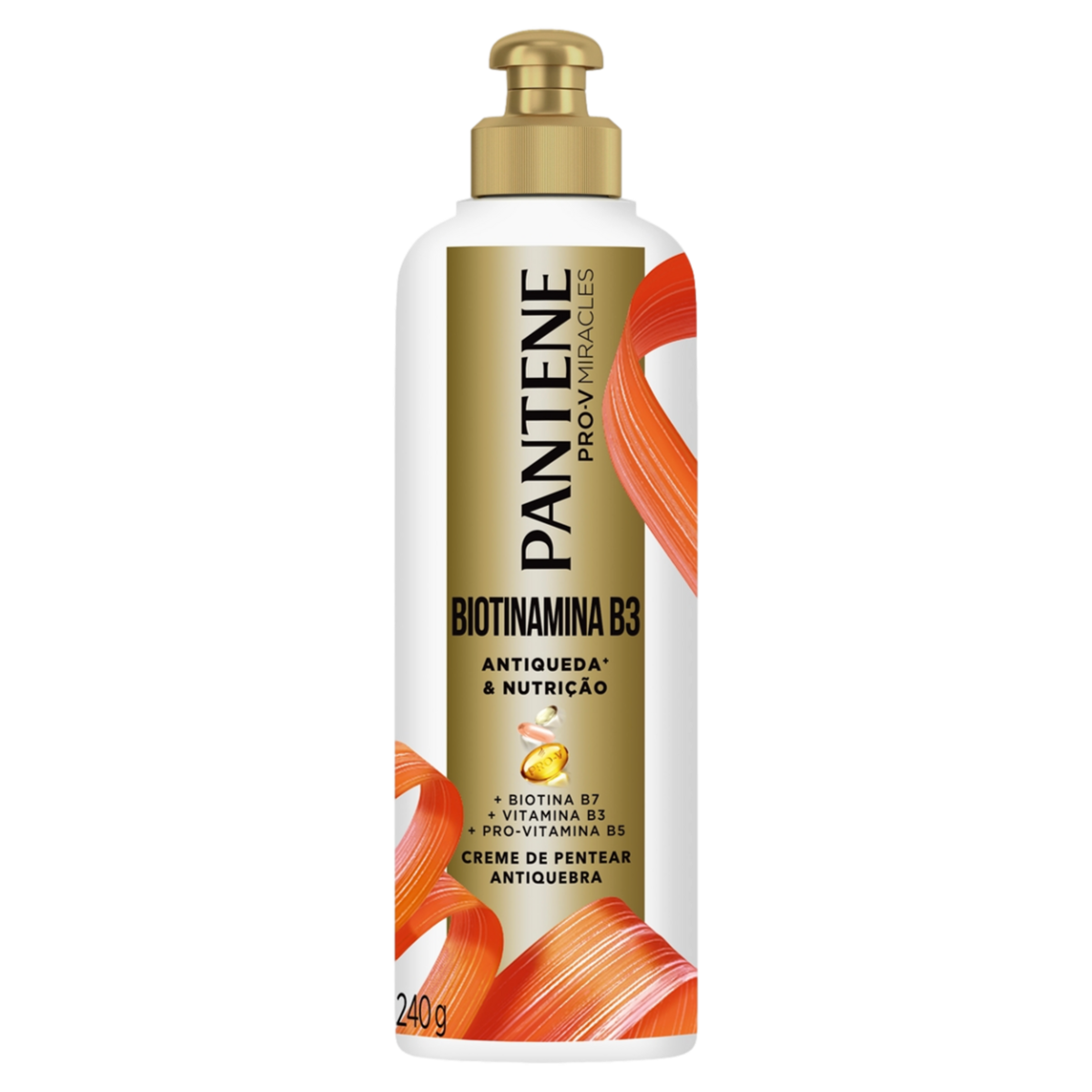 Creme para Pentear Antiqueda e Nutri&ccedil;&atilde;o Biotinamina B3 Pantene Frasco 240g