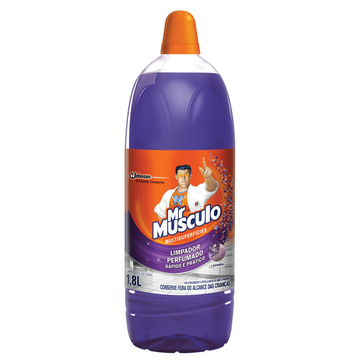 Limpador Perfumado Multissuperfícies Lavanda Mr Musculo Frasco 1,8l