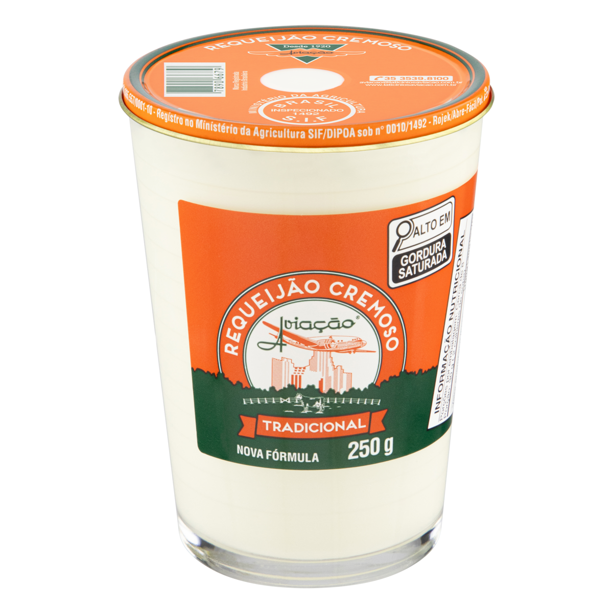 Requeij&atilde;o Cremoso Avia&ccedil;&atilde;o Copo 250g
