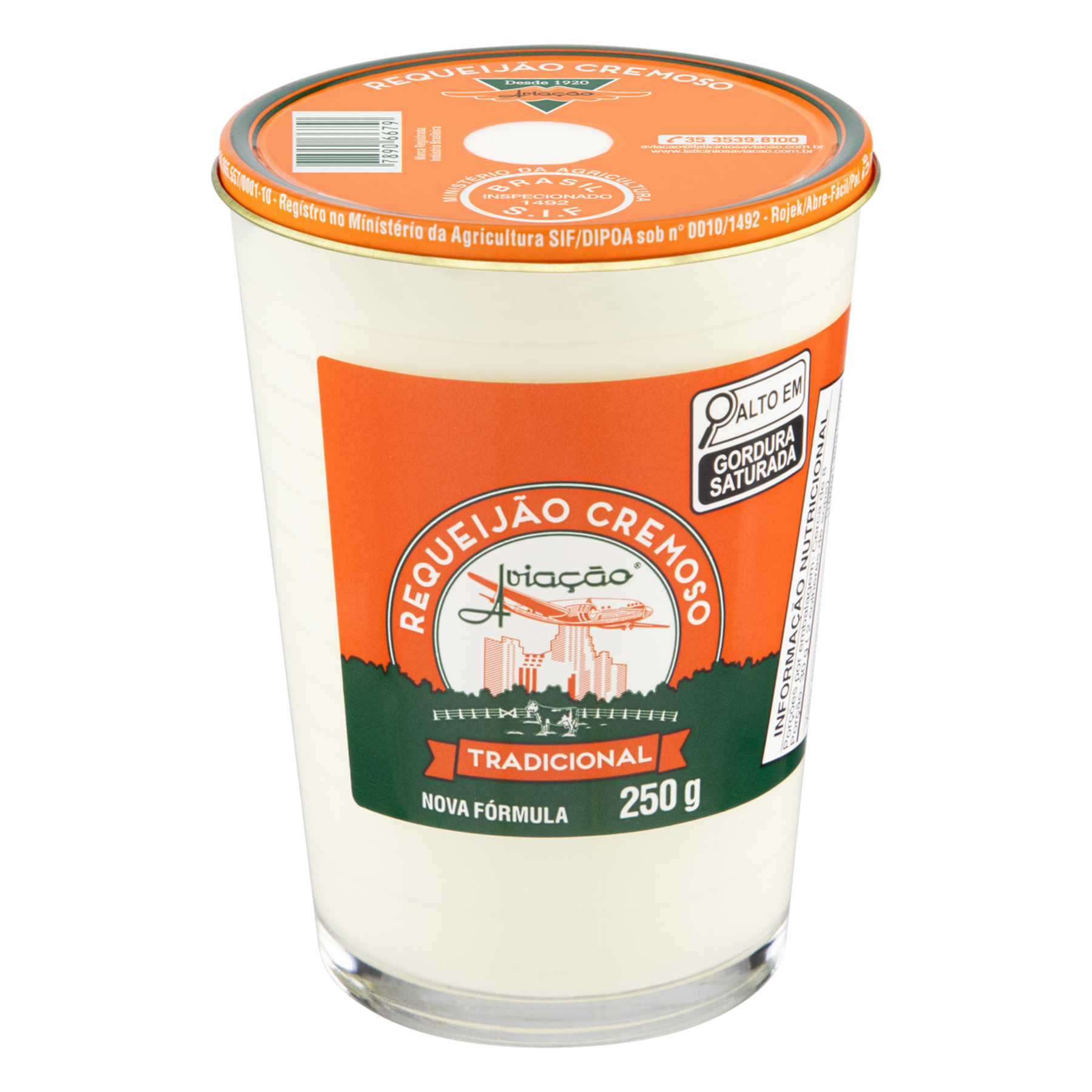 Requeij&atilde;o Cremoso Avia&ccedil;&atilde;o Copo 250g