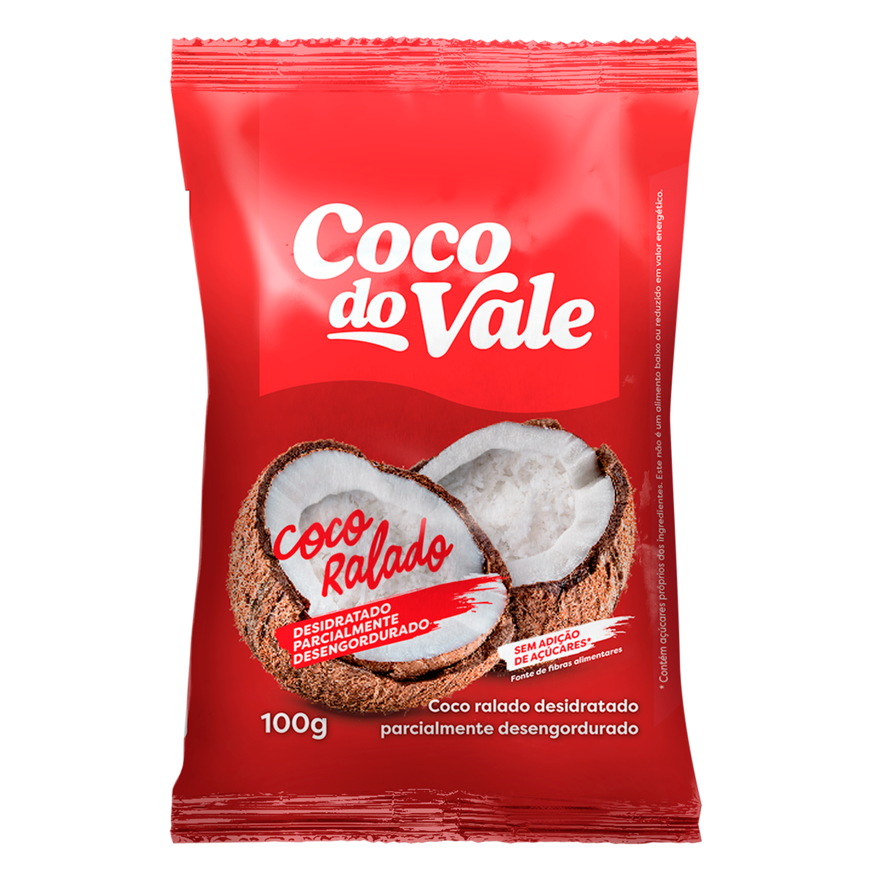 Coco Ralado Desidratado Coco do Vale Pacote 100g