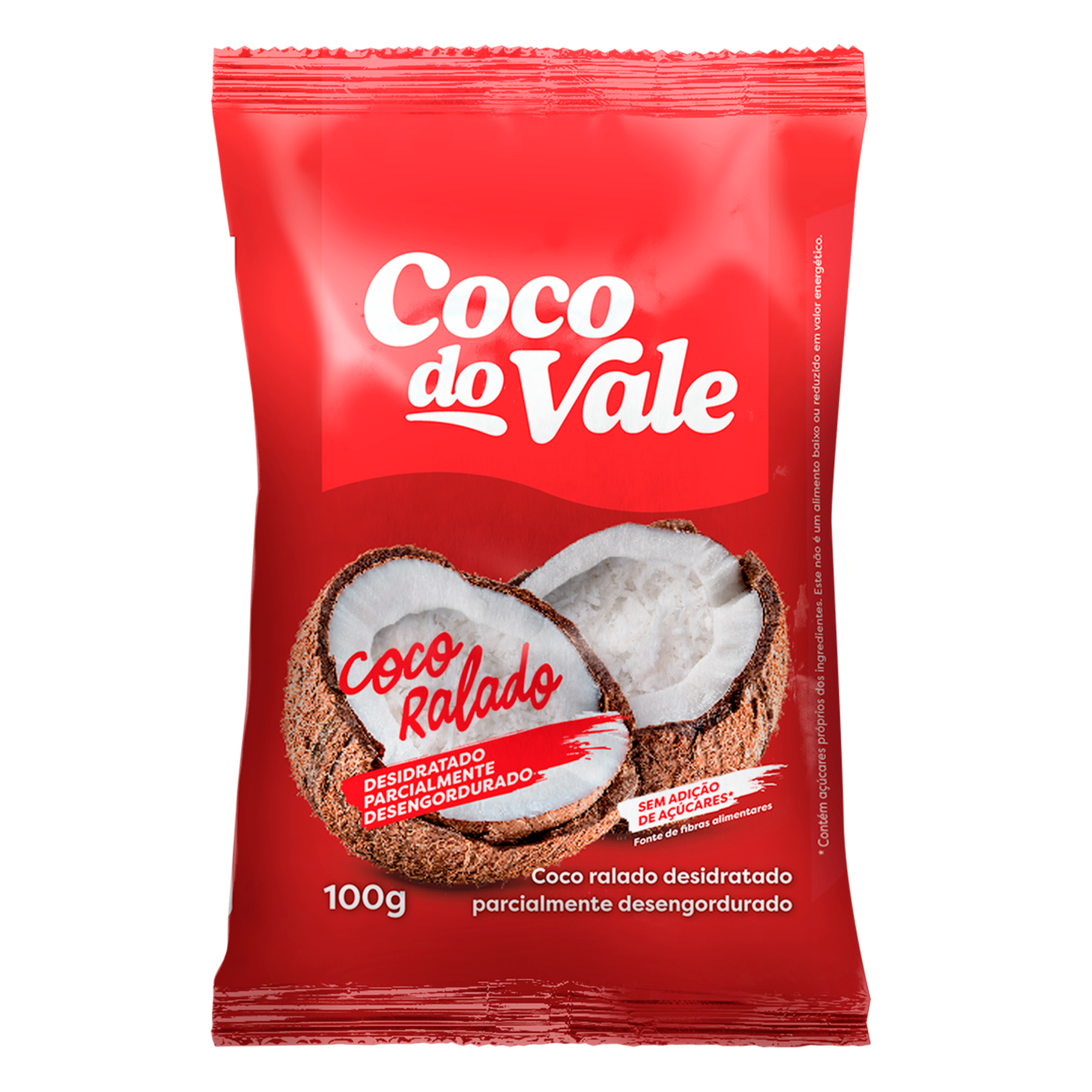 Coco Ralado Desidratado Coco do Vale Pacote 100g