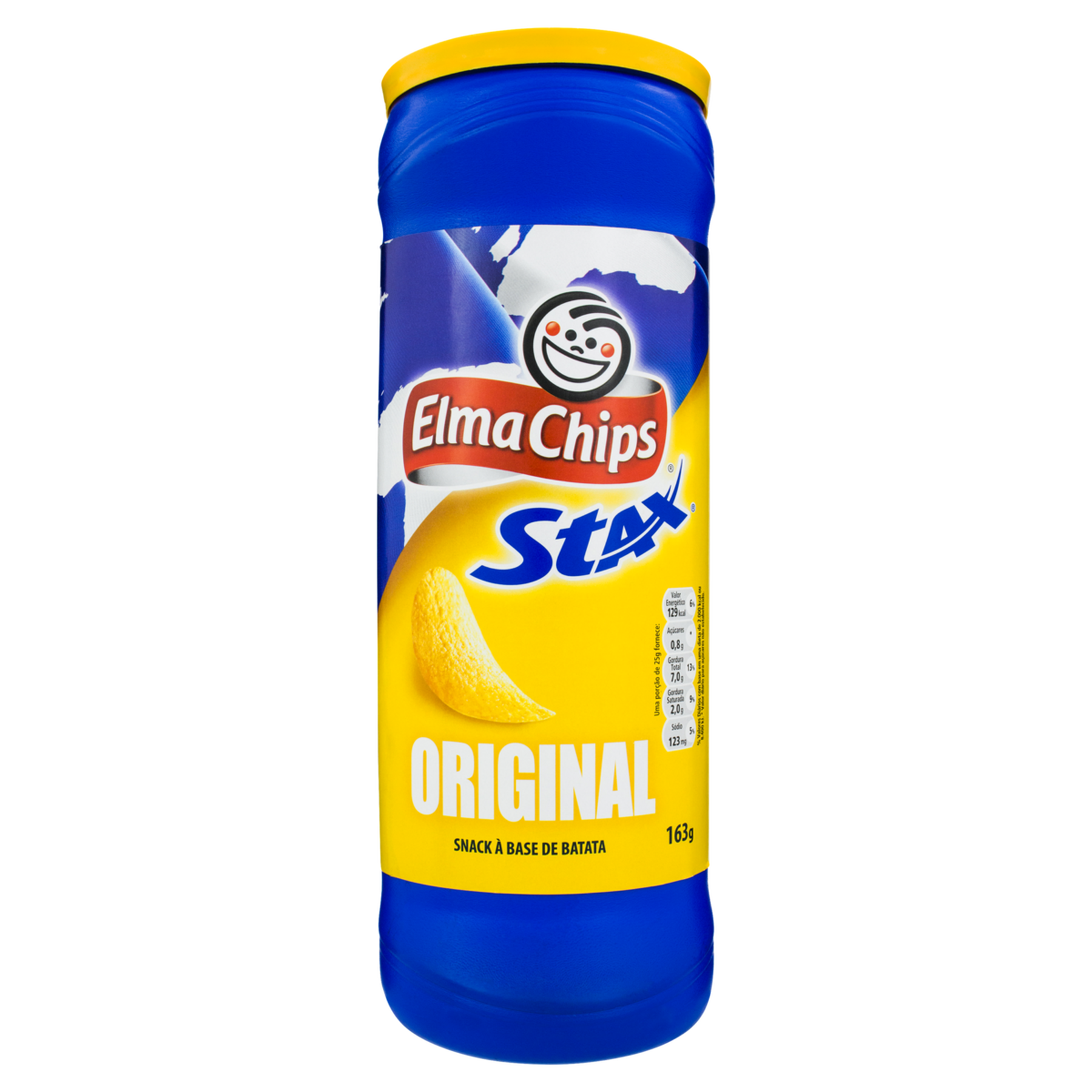 Snack de Batata Original Elma Chips Stax Pote 163g