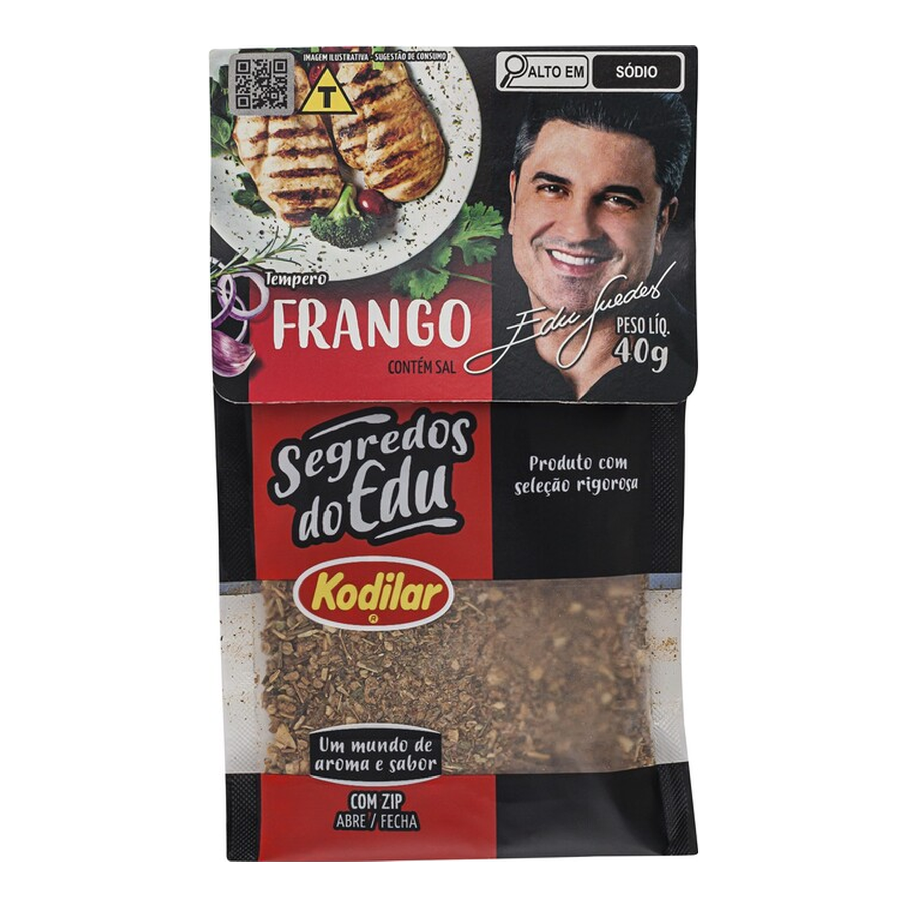 Tempero Frango Segredos do Edu Kodillar Pacote 40g