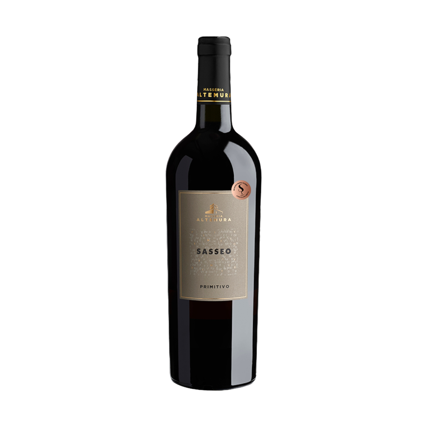 Vinho Tinto Sasseo Primitivo Salento Garrafa 750ml
