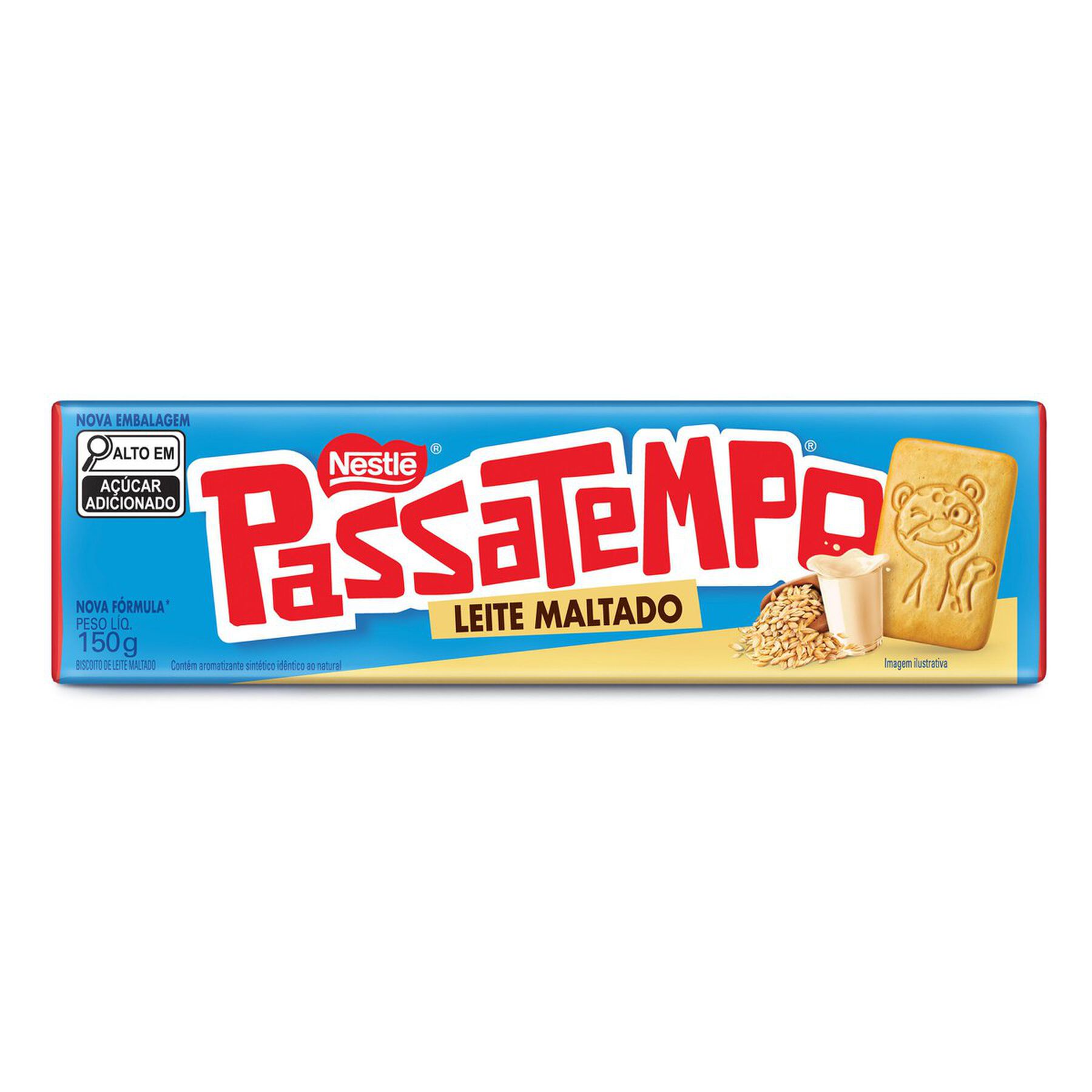 Biscoito Leite Maltado Passatempo Nestlé 150g