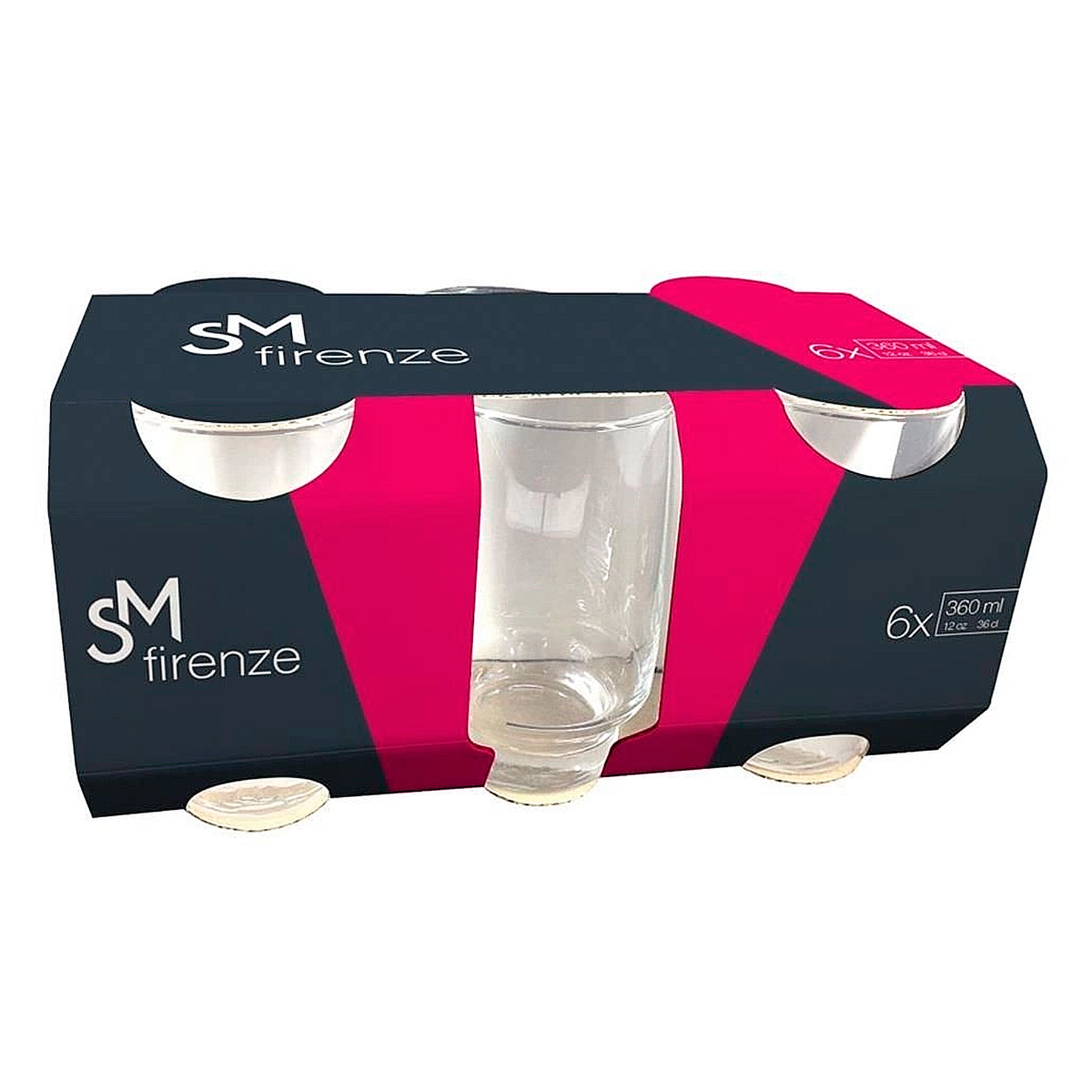 Copo Long Drink Firenze SM Nadir Figueiredo 360ml C/6 Unidades