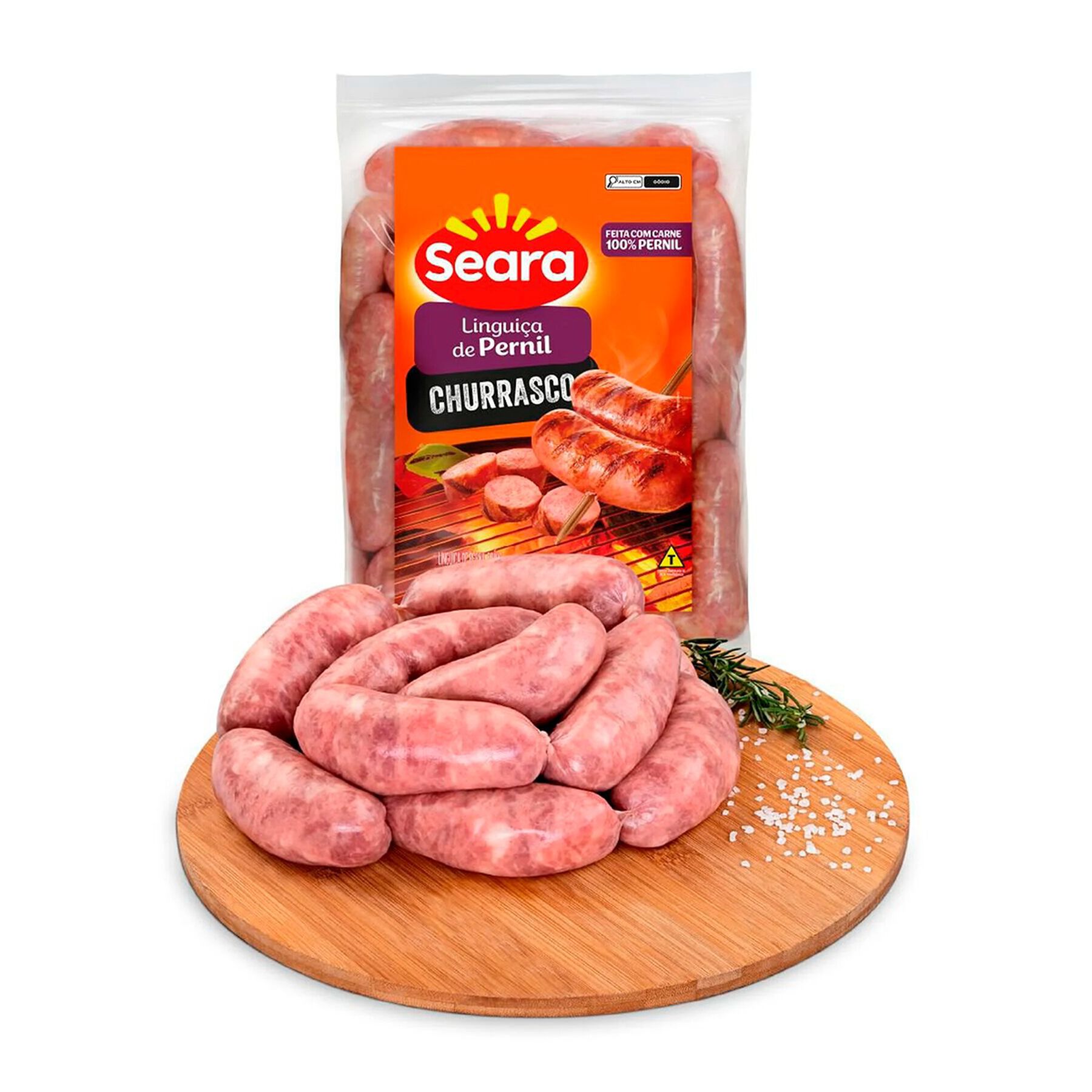 Lingui&ccedil;a de Pernil Churrasco Seara aprox. 650g