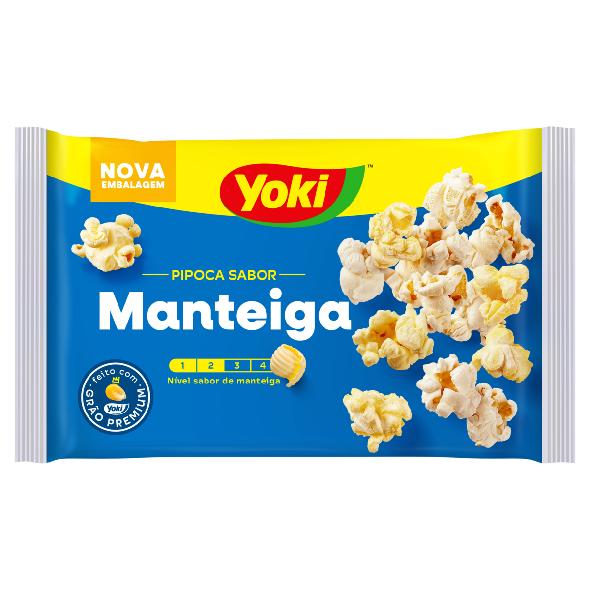 Pipoca para Micro-Ondas Manteiga Yoki Pacote 100g