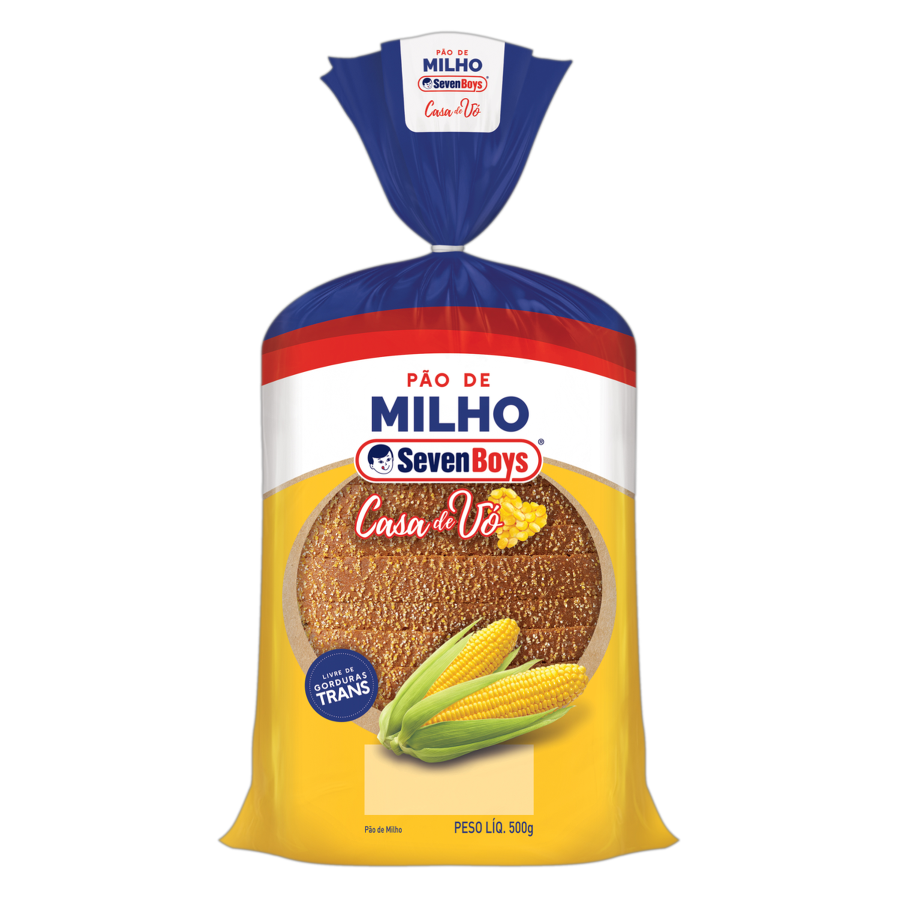 Pão Milho Seven Boys Casa de Vó Pacote 500g