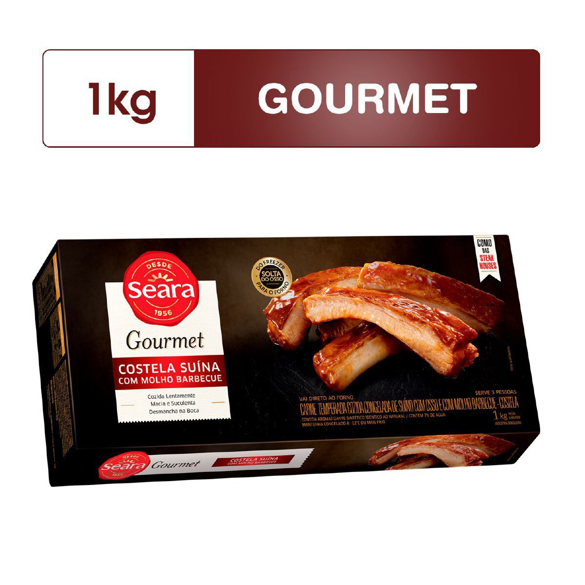 Costela barbecue Seara Gourmet 1kg
