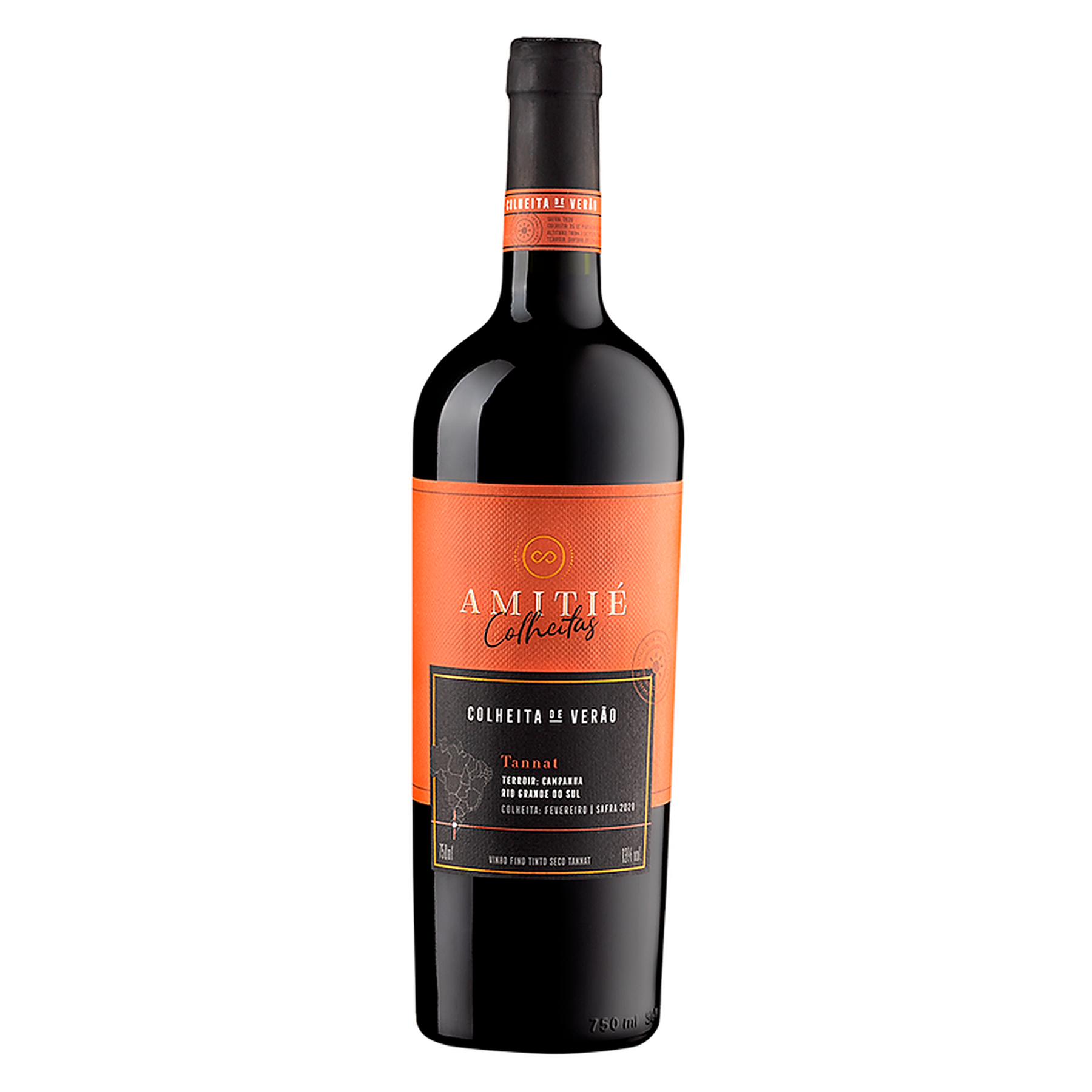 Vinho Tinto Tannat Amiti&eacute; Colheitas Garrafa 750ml&nbsp;