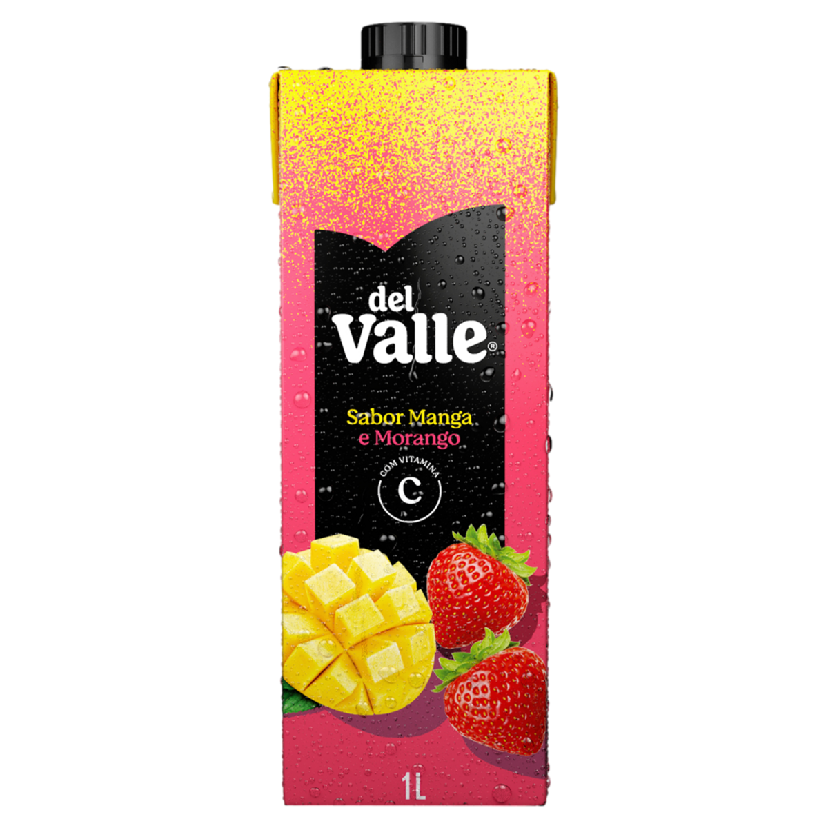 Refresco Ado&ccedil;ado Manga e Morango Del Valle Caixa 1l