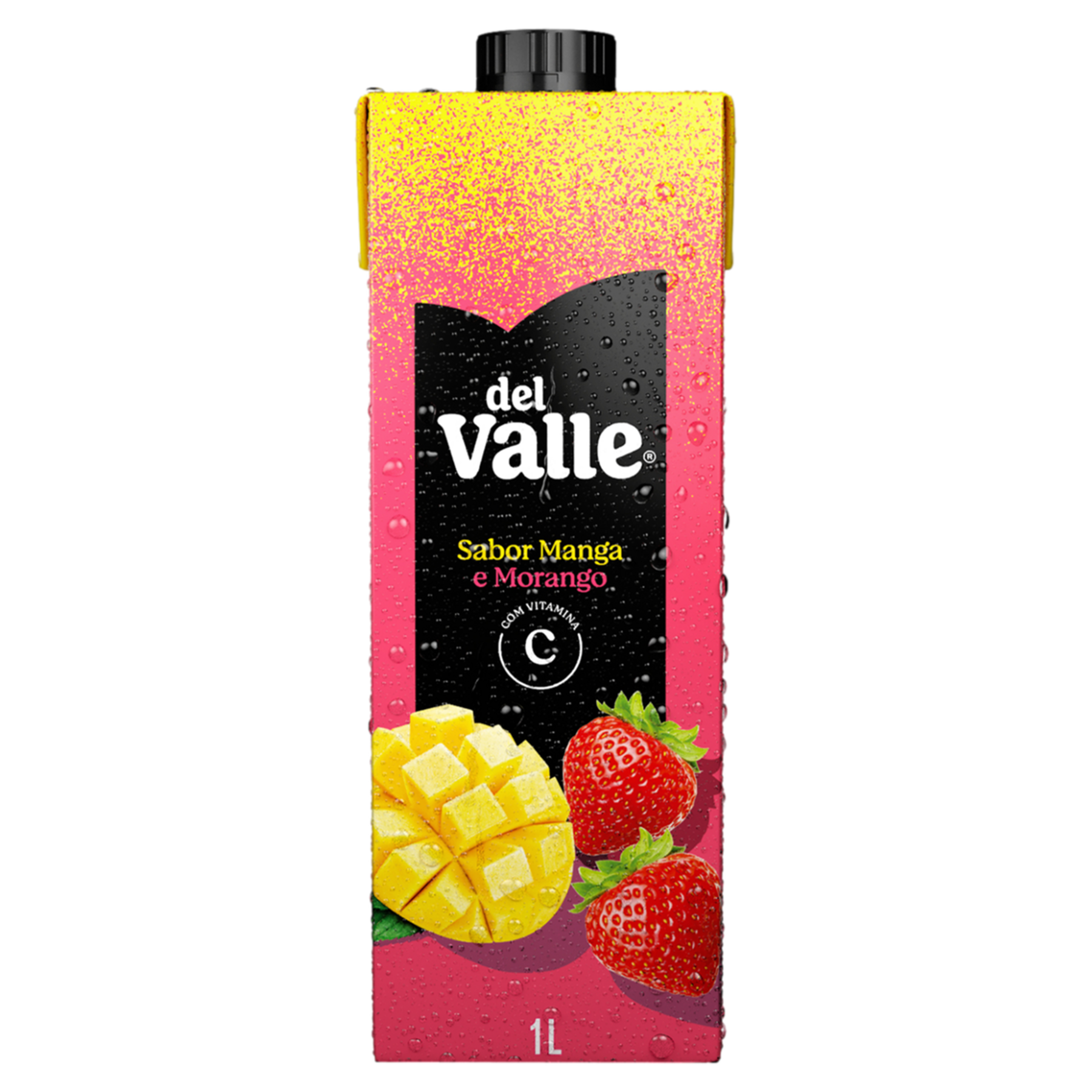 Refresco Ado&ccedil;ado Manga e Morango Del Valle Caixa 1l