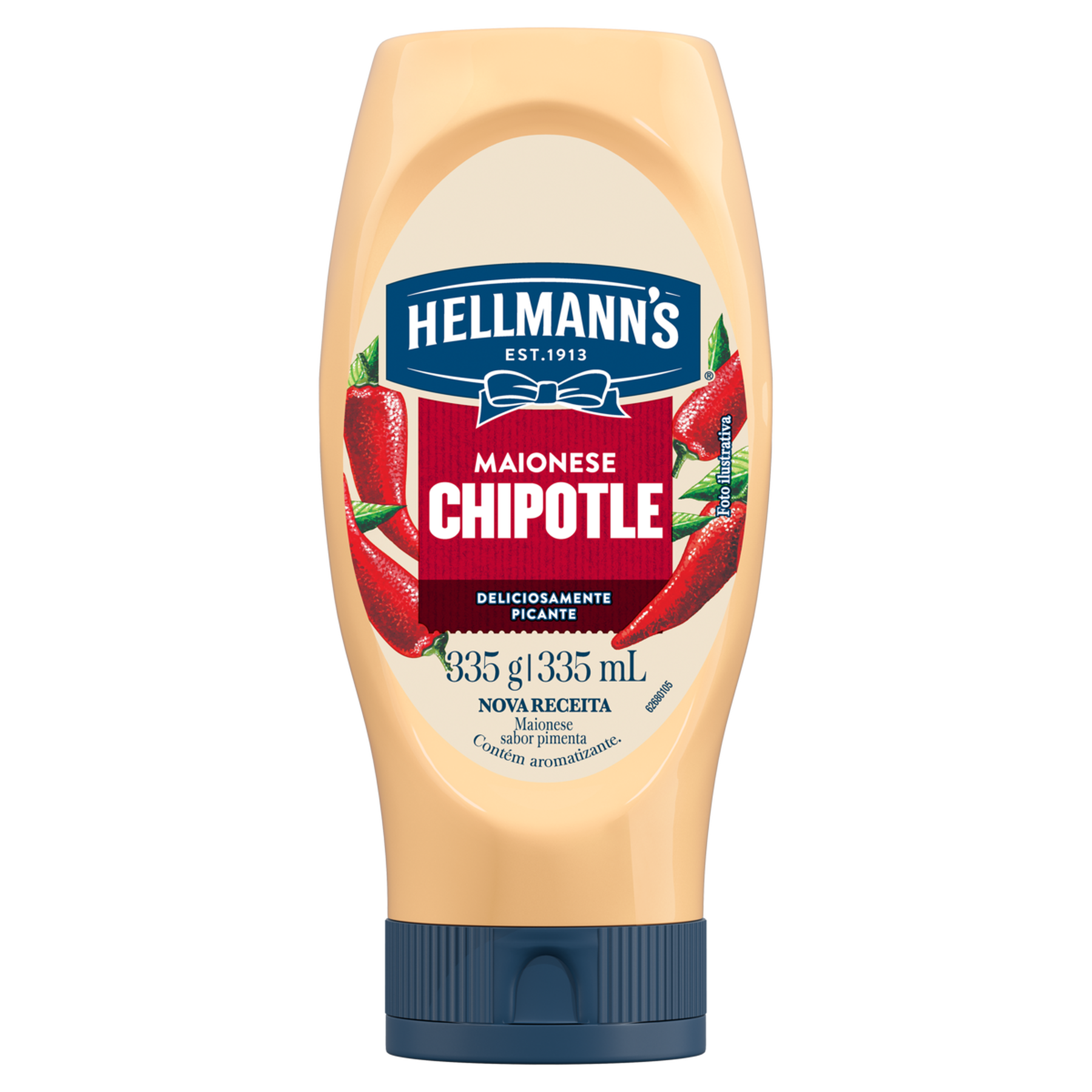 Maionese Chipotle Hellmann's Squeeze 335g