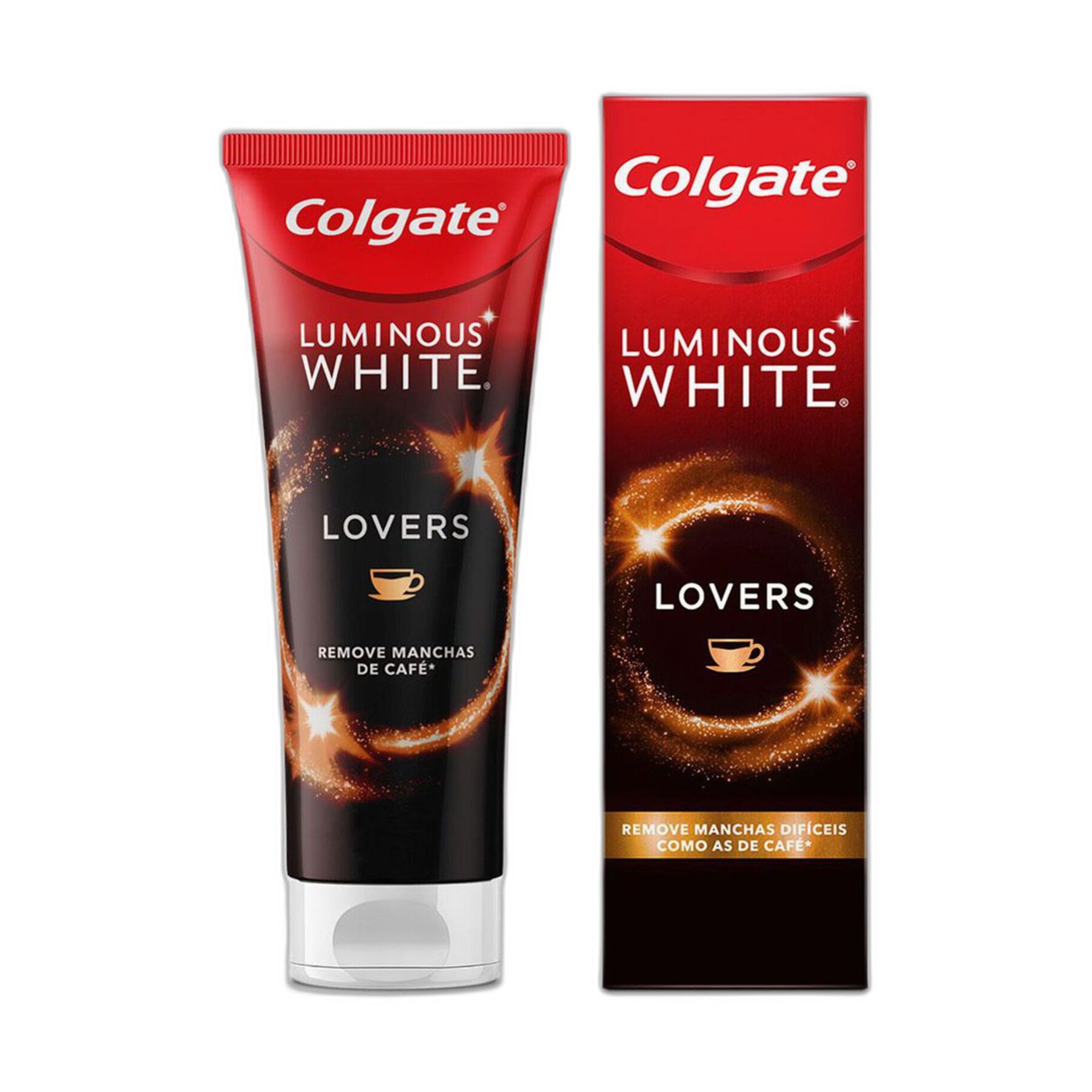 Creme Dental Clareador Colgate Luminous White Lovers Manchas de Café 70g