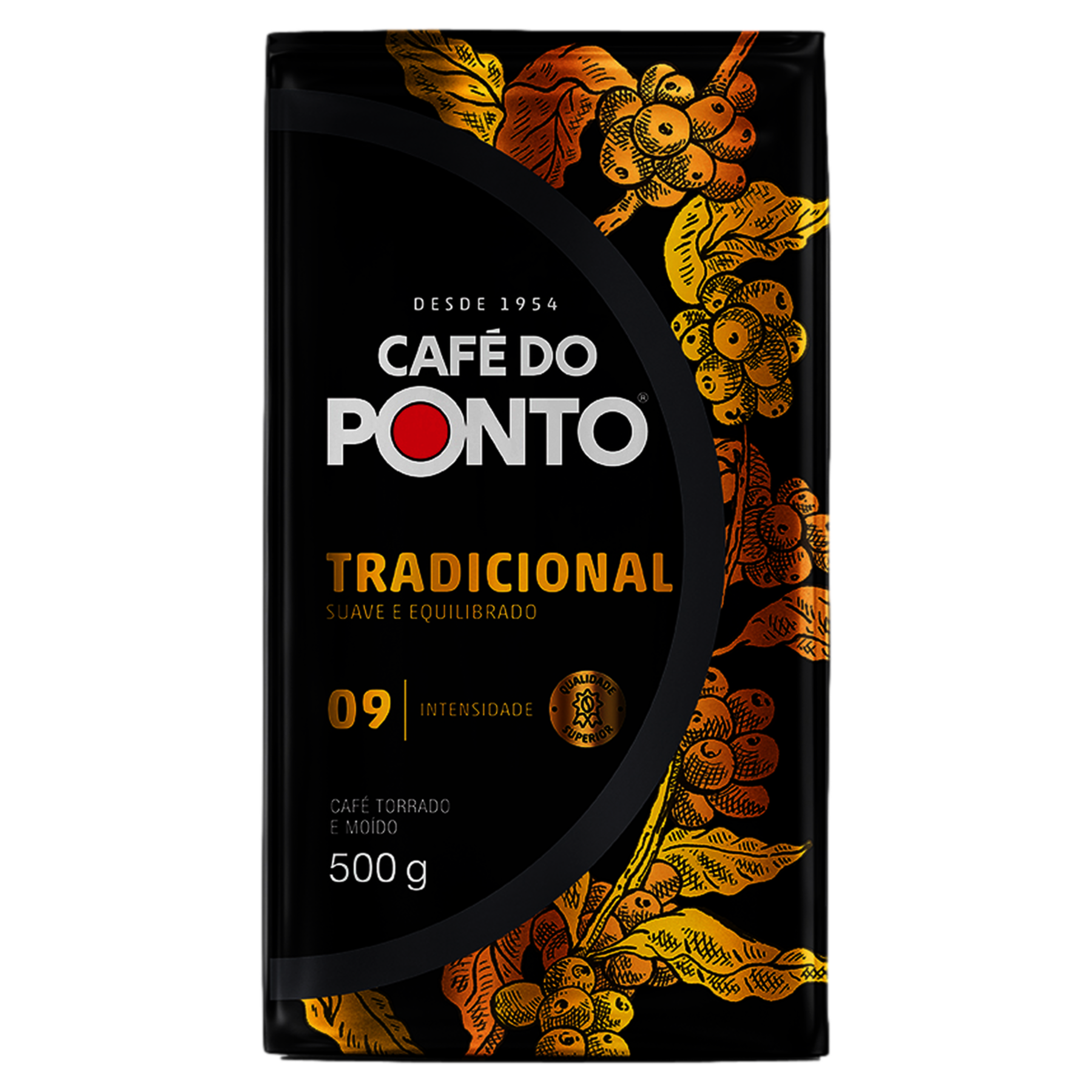 Café Torrado e Moído a Vácuo Tradicional Café do Ponto Pacote 500g